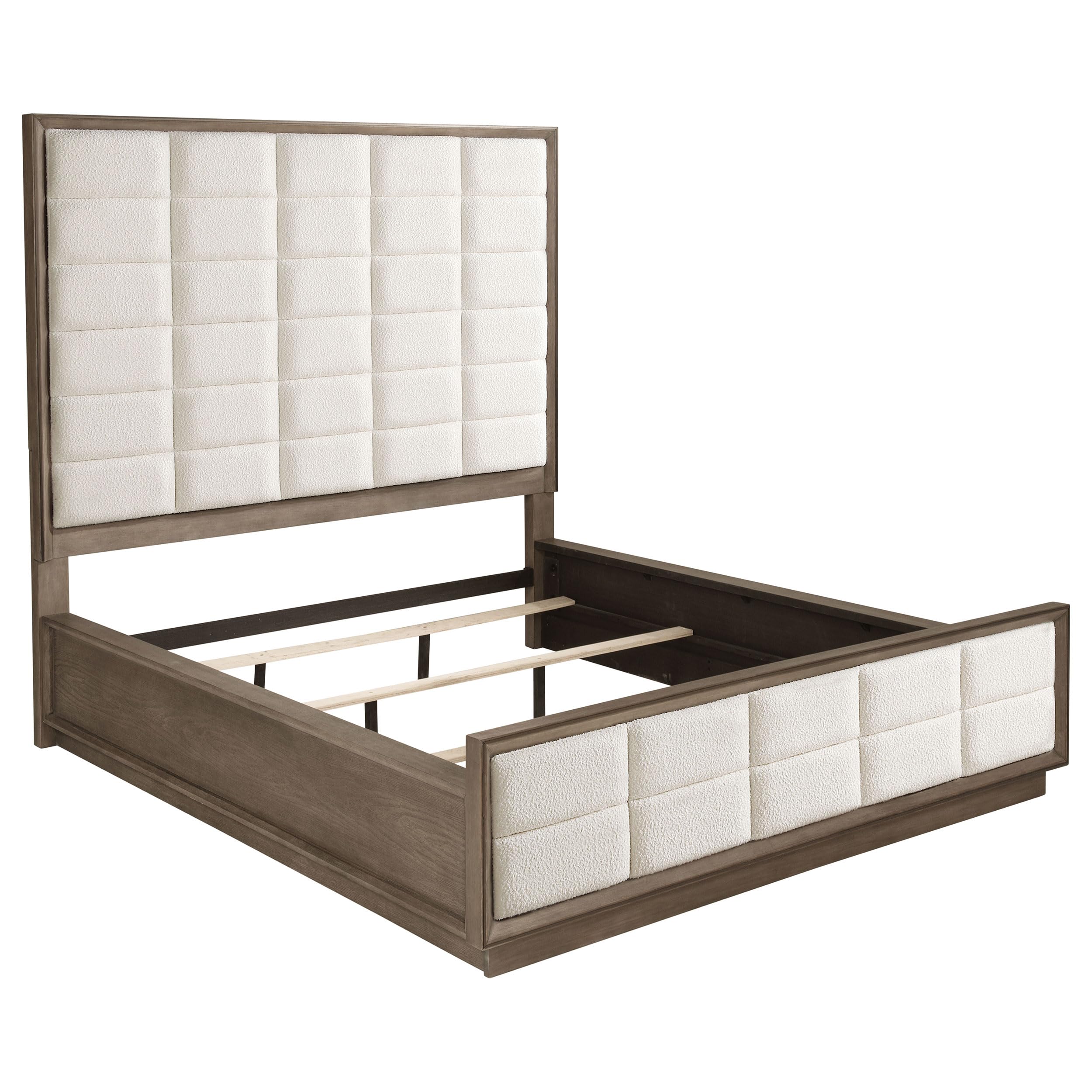 Durango 77-inch California King Panel Bed Washed Oak