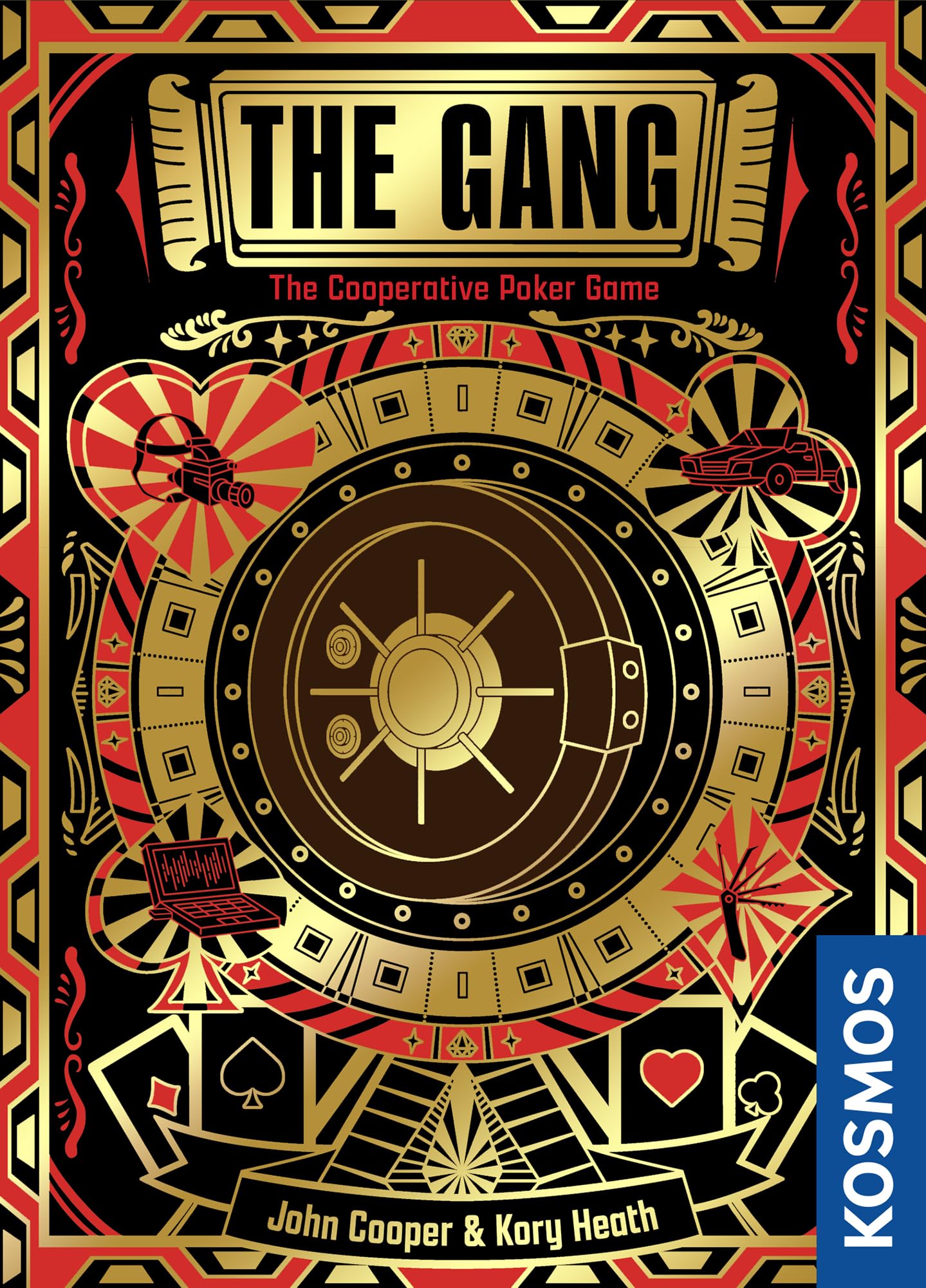 Thames & Kosmos The Gang - Cooperative Poker Card Game | Family Game Night & Strategy Game for Adults, Teens & Kids | Team-Based Heist Game | 3-6 Players | Ages 10+ | 20 Min