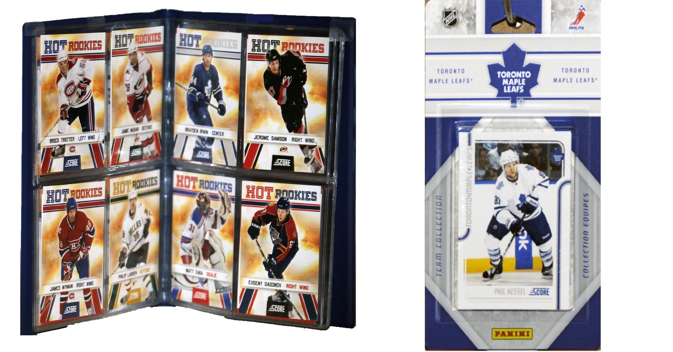 NHL Toronto Maple Leafs Licensed 2011 Score Team Set and Storage Album