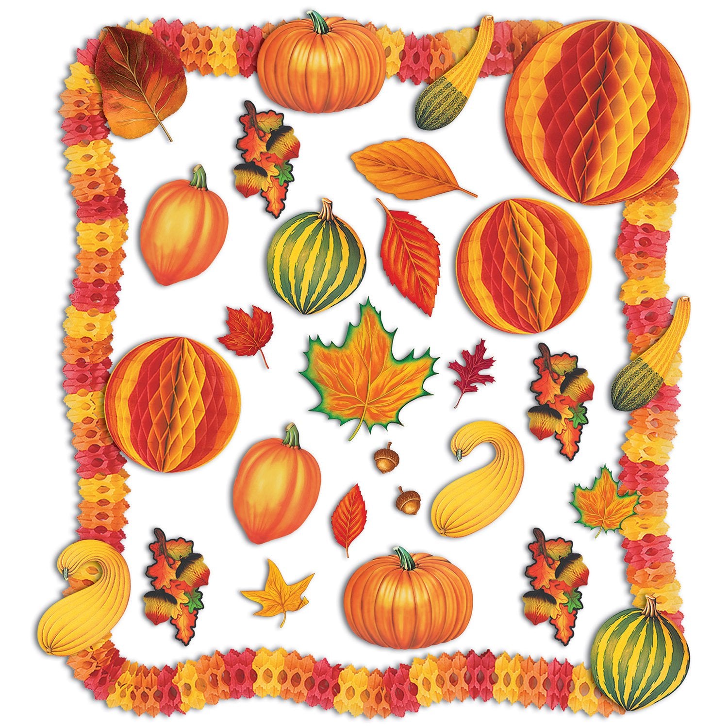 Fall Decorating Kit - 28 Pcs (Pack of 1)