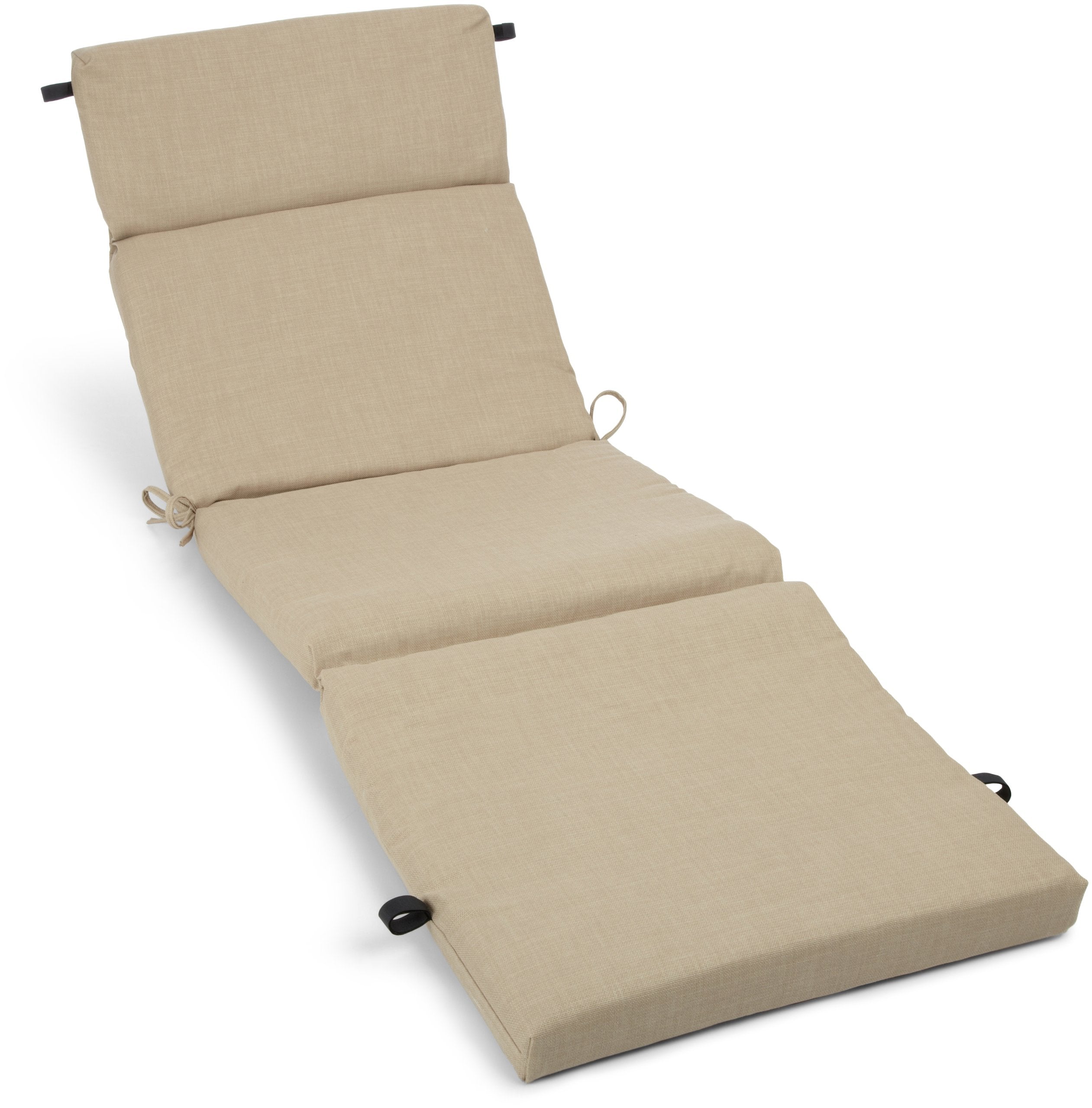 72-inch Outdoor Chasie Lounge Cushion - Sandstone