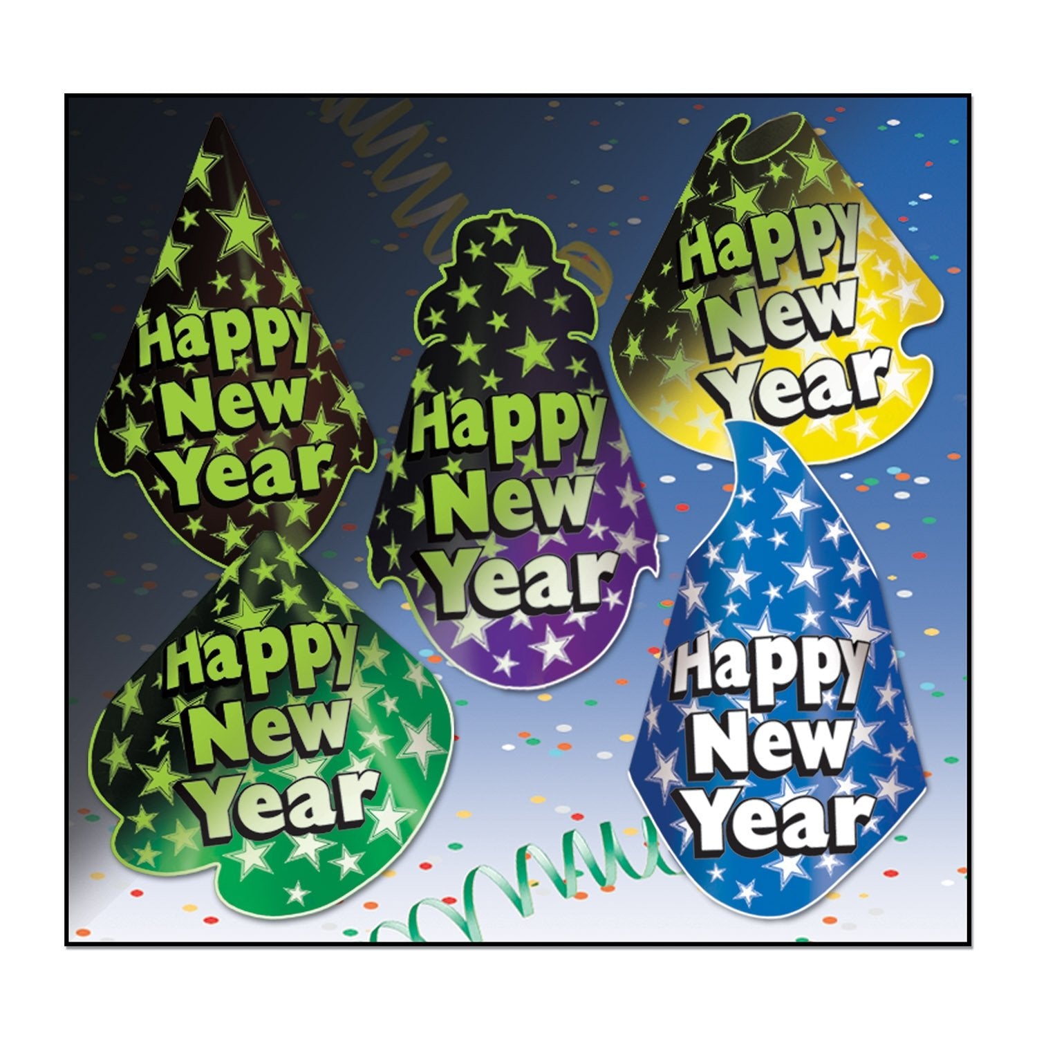 Midnight Glow Hat Assortment (Pack of 50)