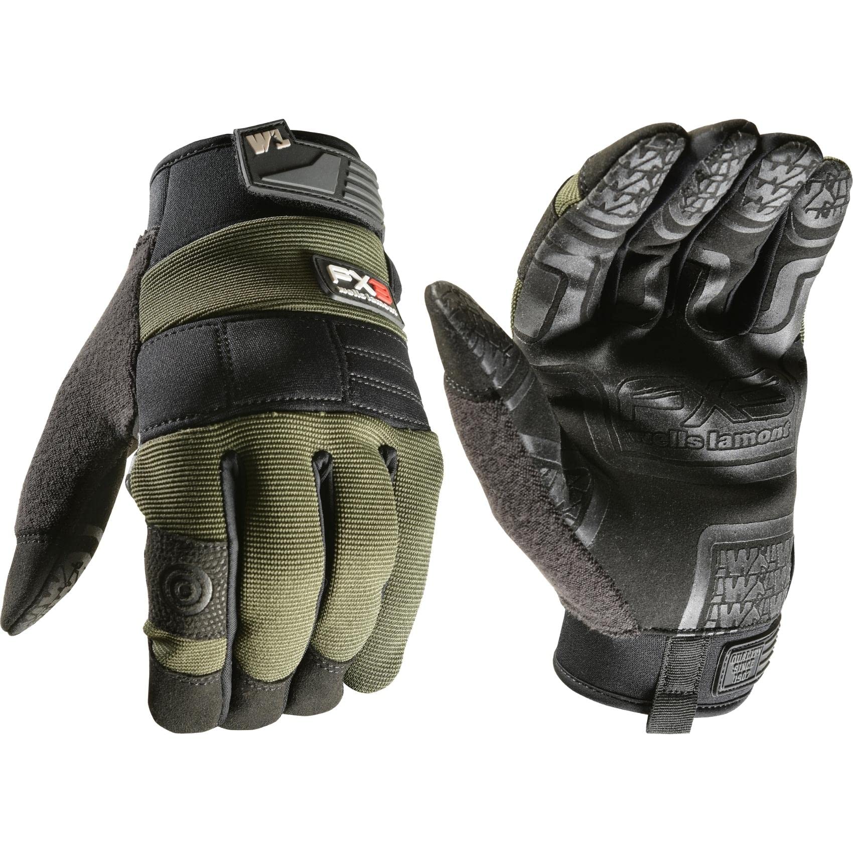 WRK GLVS SYN LTHR GRN XL(Pack of 1)