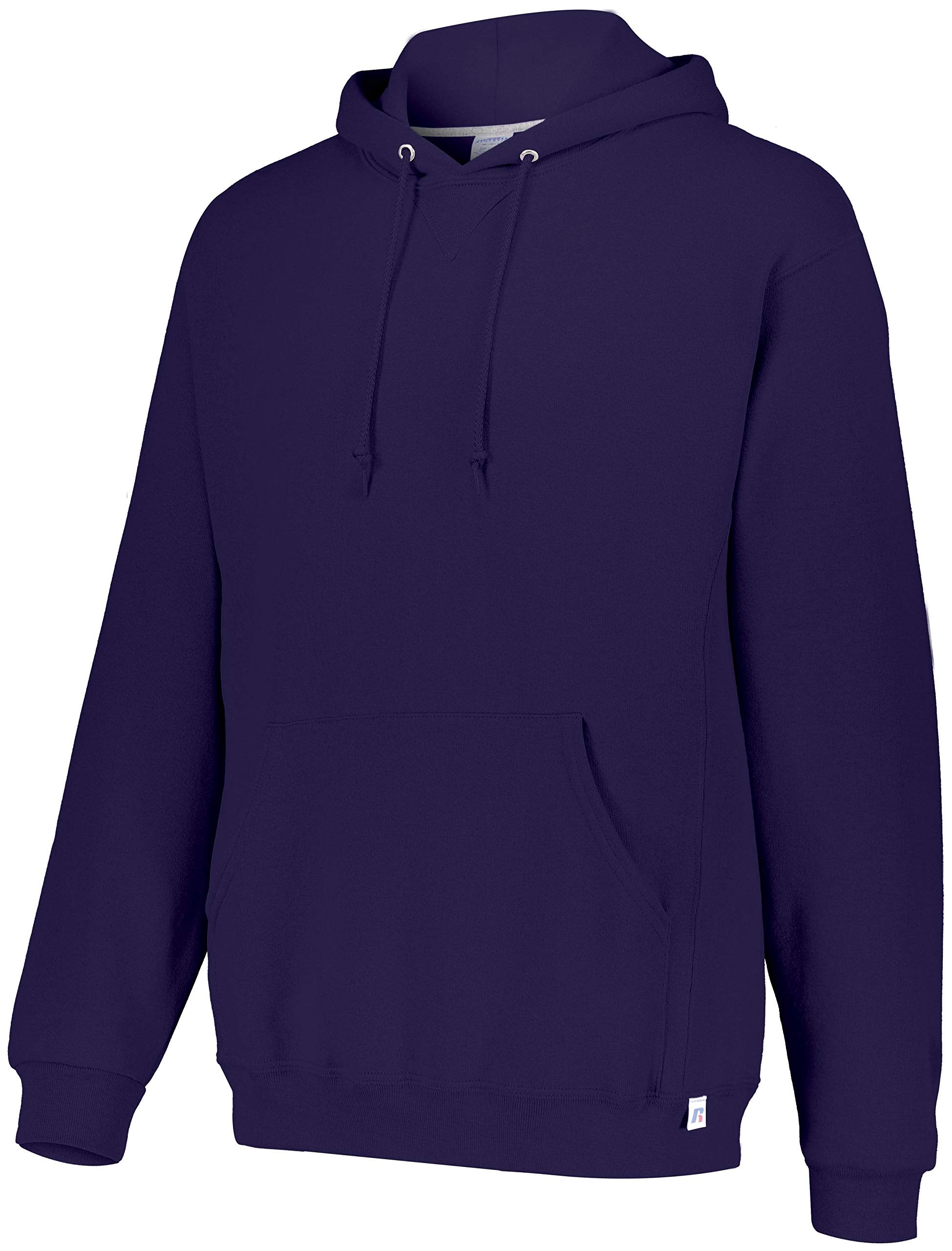 Russell Athletic Dri Power Hooded Sweatshirt - Purple, L