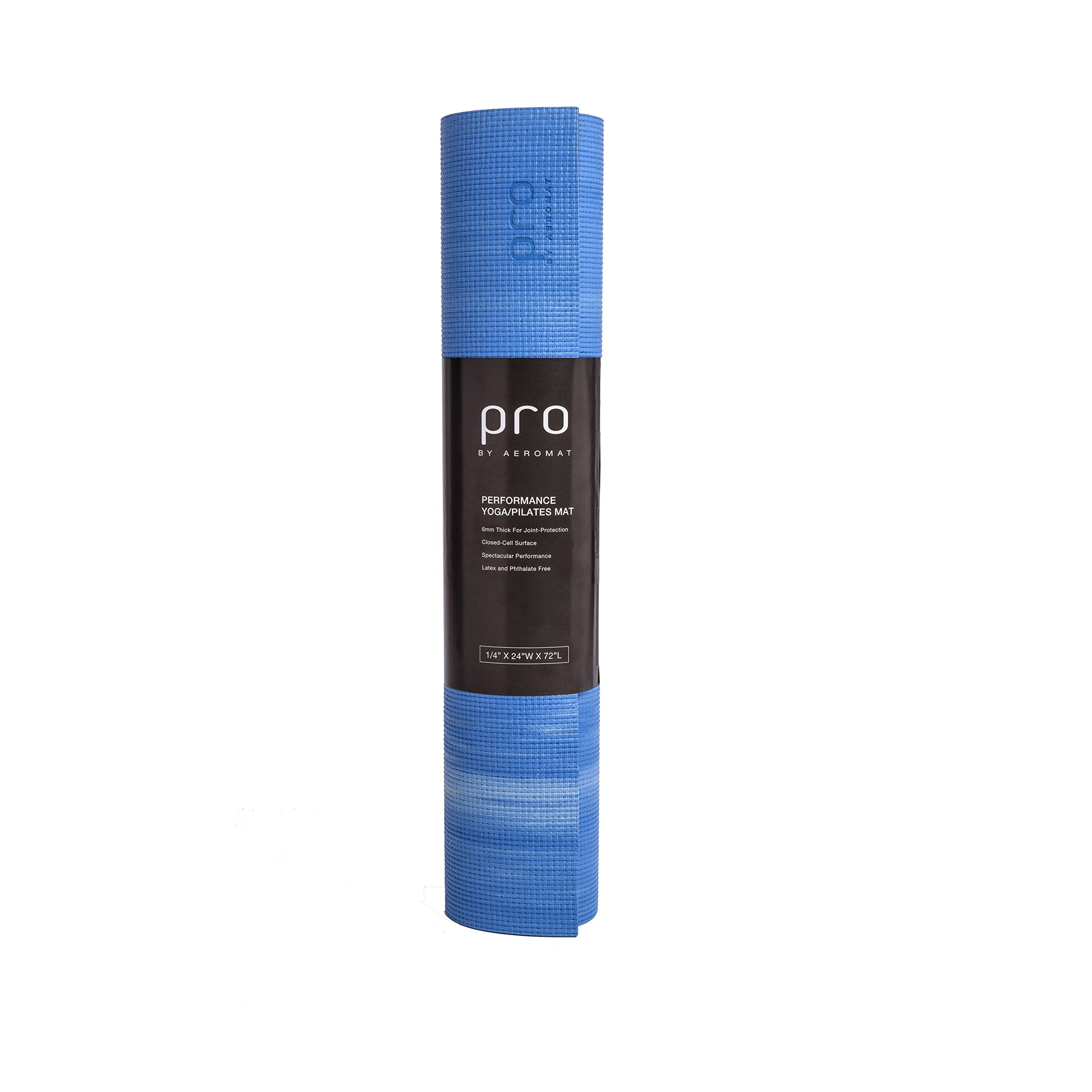 Aeromat Pro Yoga / Pilates Mat, 1/4x26x72 - Natural Collection