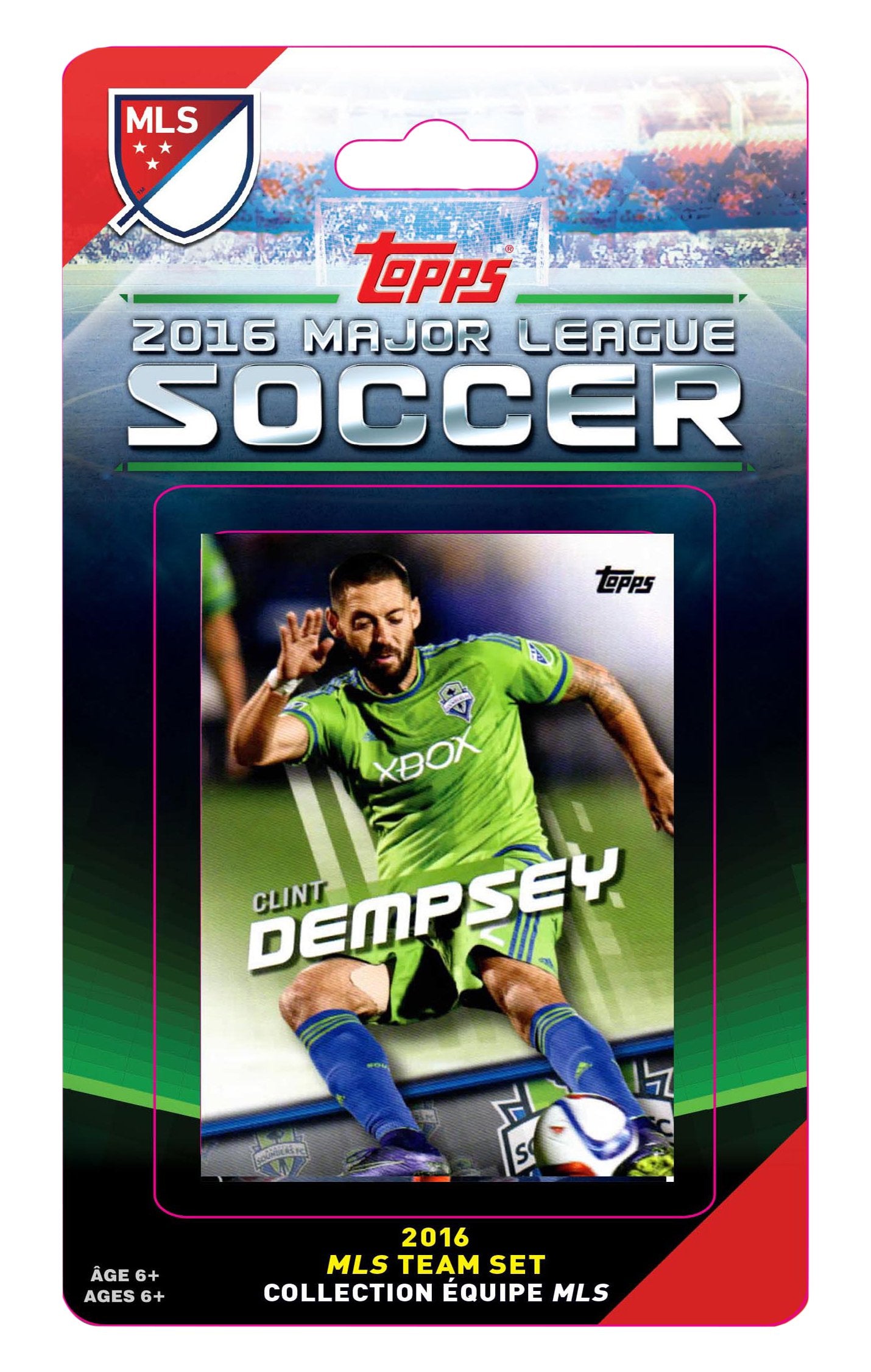 MLS Seattle Sounders Licensed 2016 Topps Team Set and Storage Album