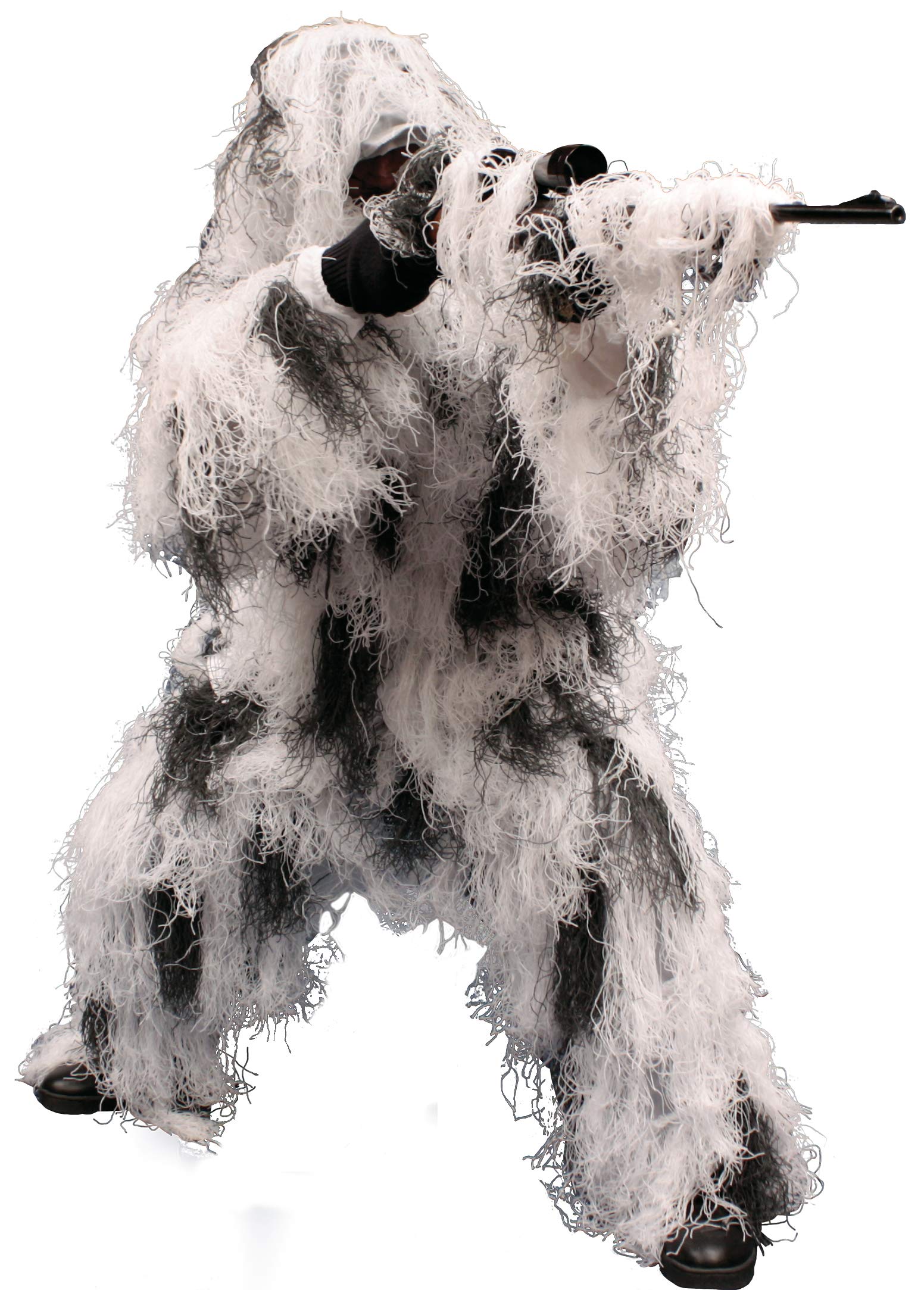 5 Piece Ghillie Suit Snow - Medium/Large