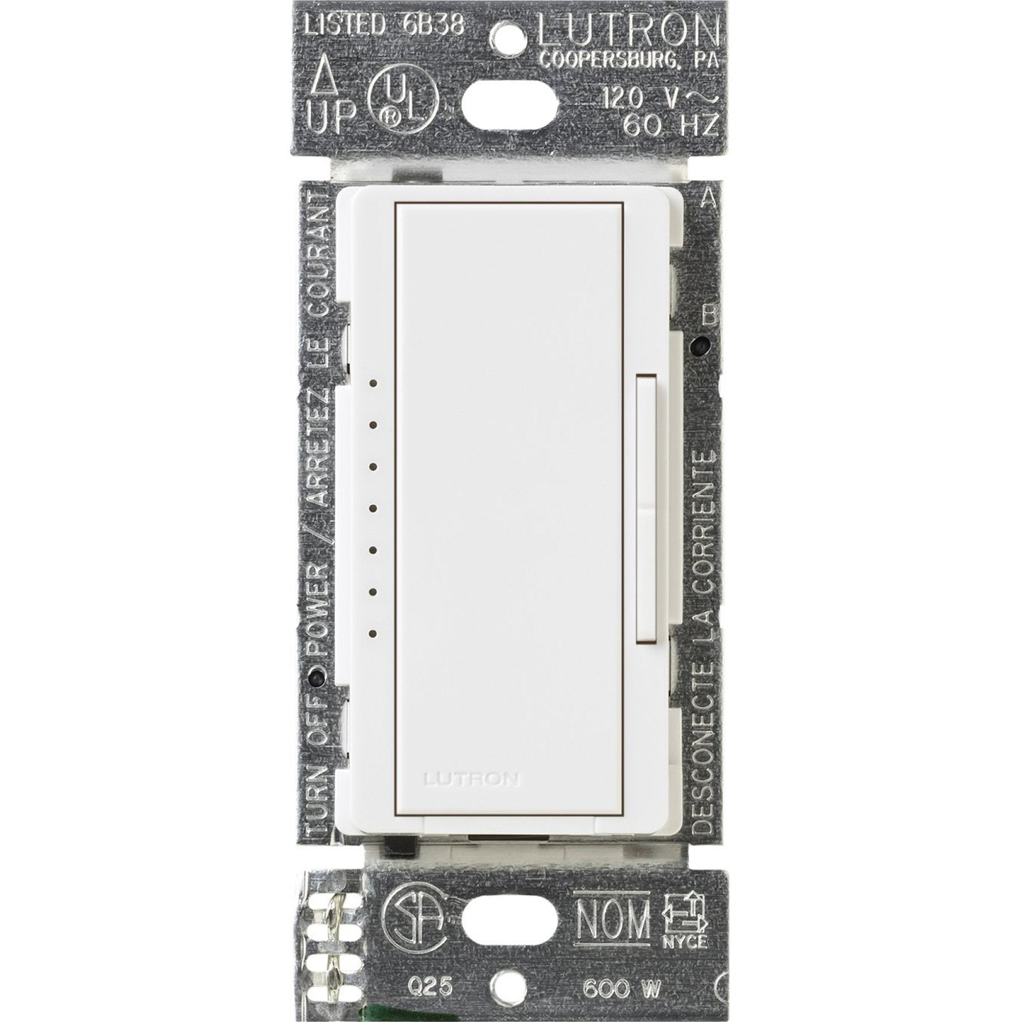 Lutron Ma-Rh-Wh Electrical Distribution Product White