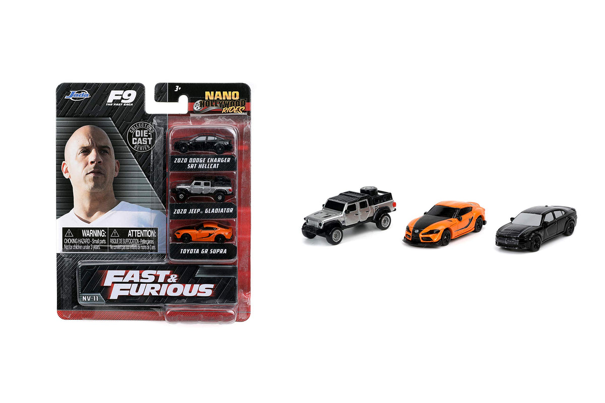Nano Hollywood Rides Fast & Furious 3 Pk F9