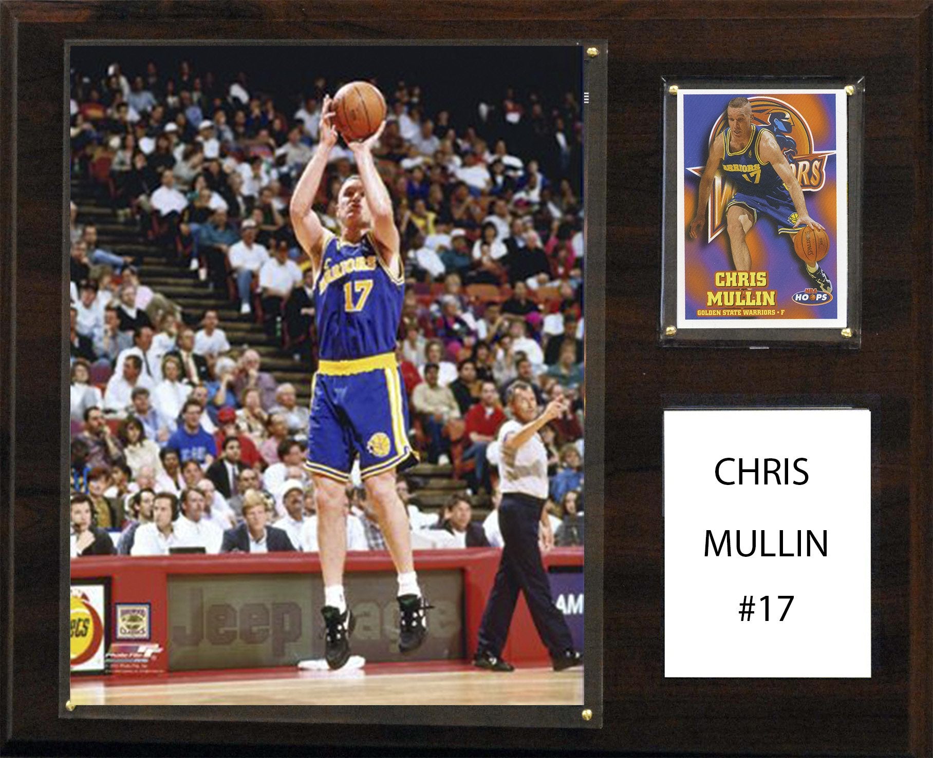 NBA 12x15″ Chris Mullin Golden State Warriors Player Plaque