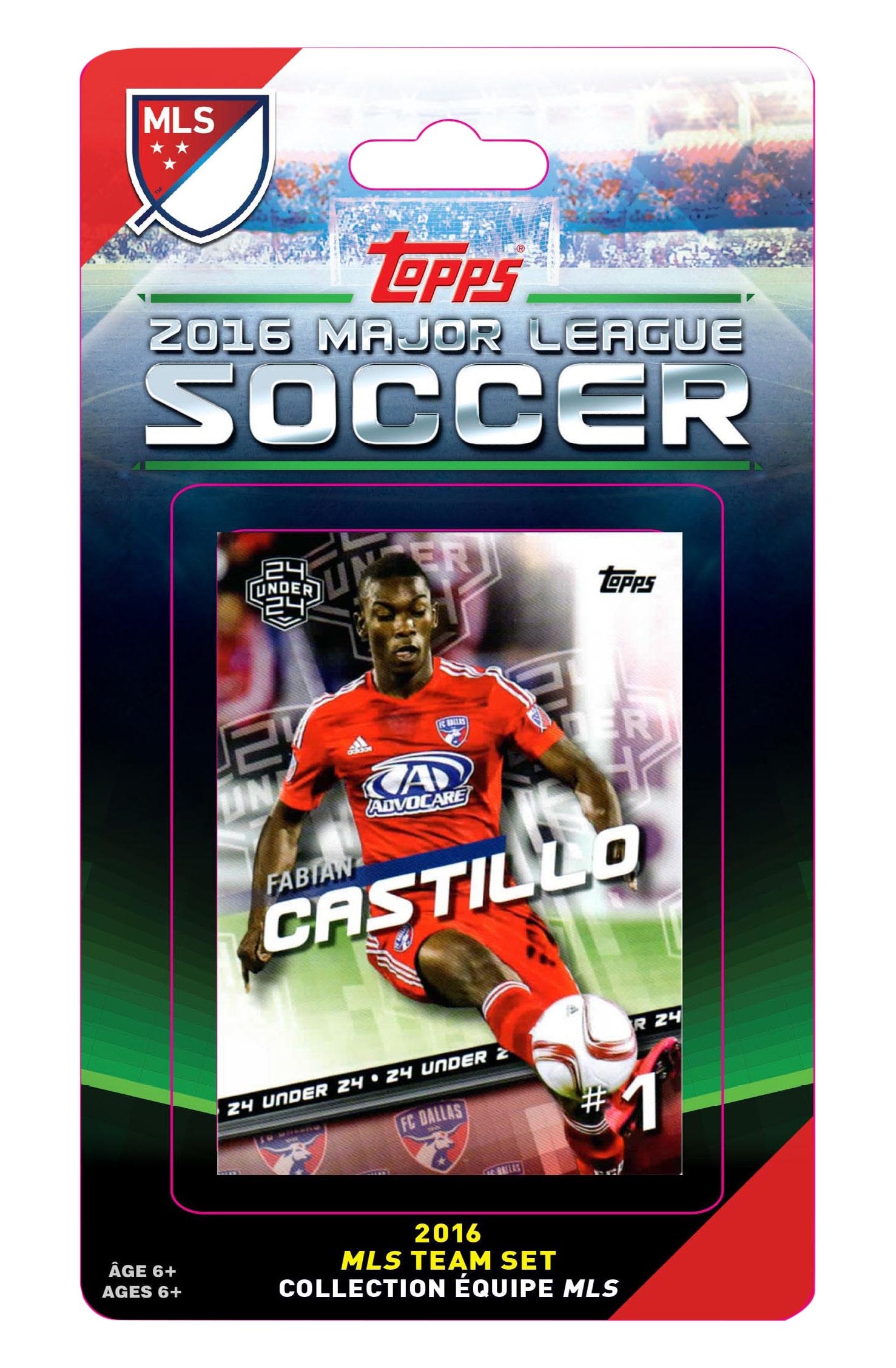 MLS FC Dallas Licensed 2016 Topps Team Set and Storage Album