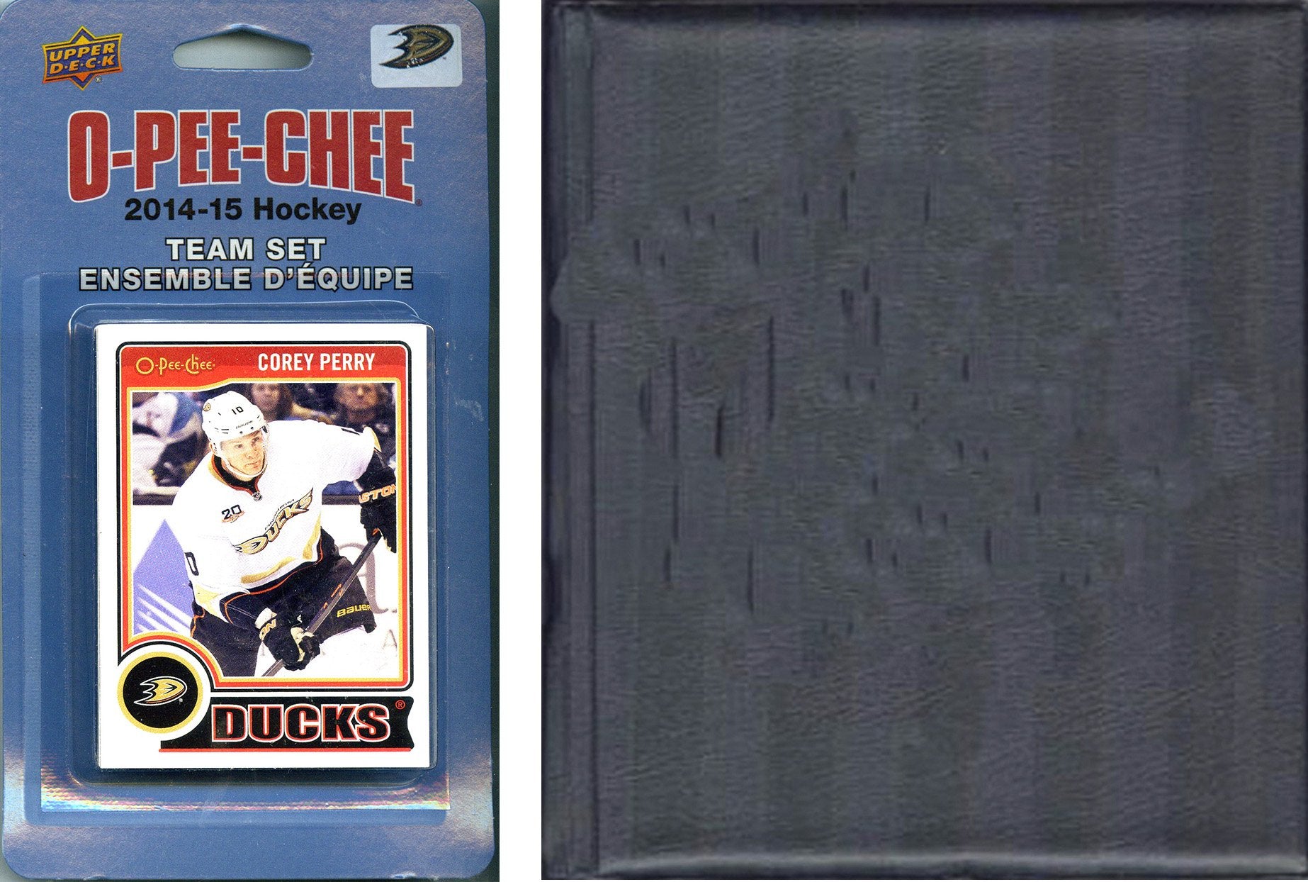 NHL Anaheim Ducks 2014 O-Pee-Chee Team Set and a storage album and a storage album