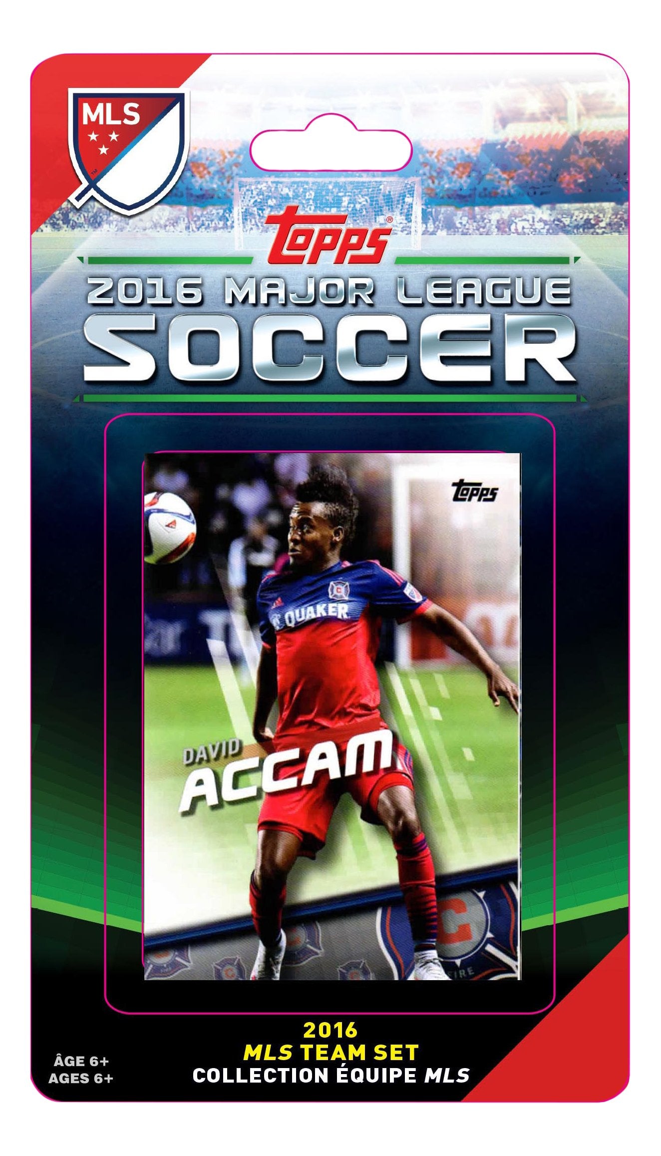 MLS Chicago Fire Licensed 2016 Topps Team Set and Storage Album