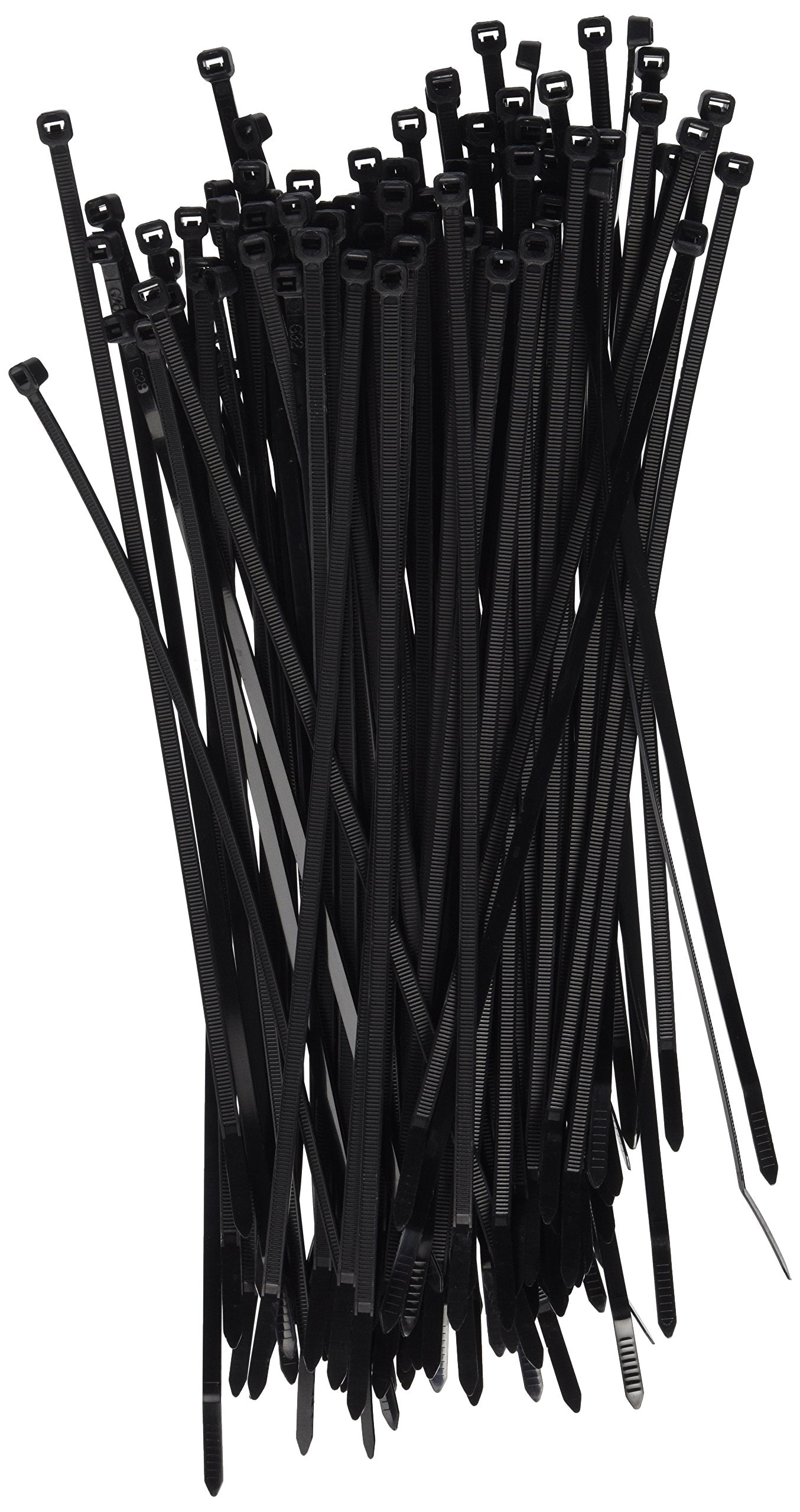 11 NYL CABLE TIE BLK UV 100PC