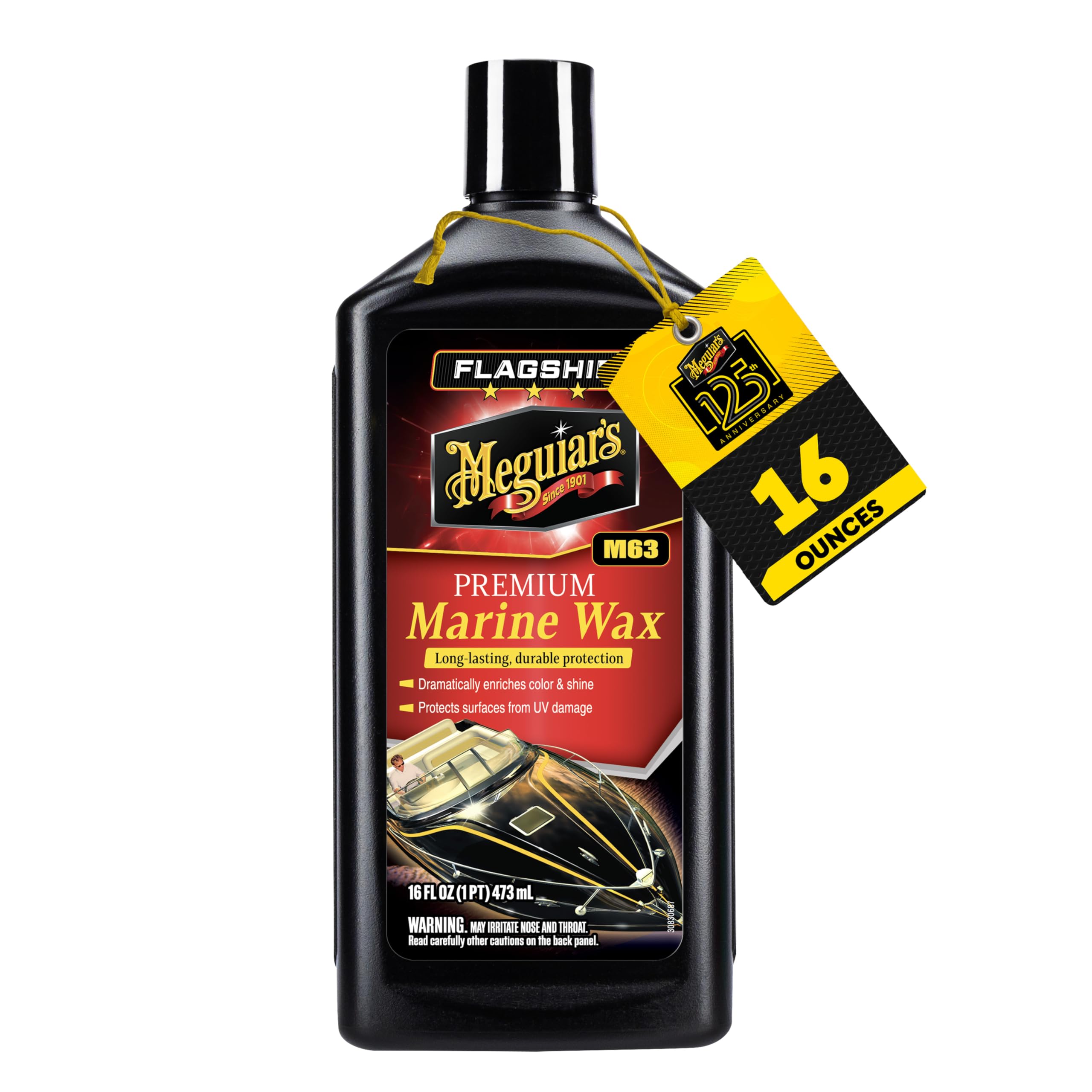 MEGUIARS FLAGSHIP PREMIUM MARINE WAX 16 OZ