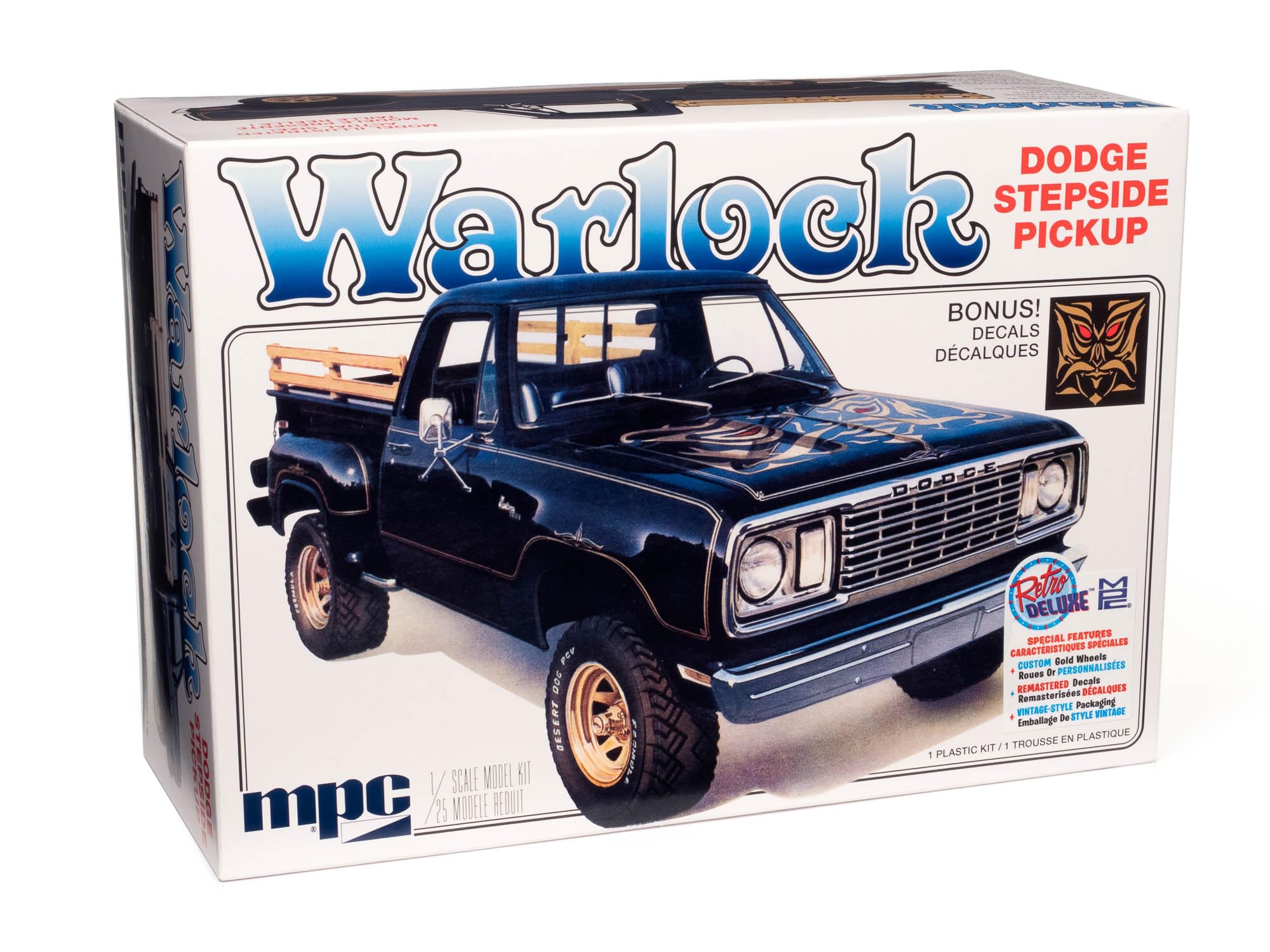 Skill 2 Model Kit 1977 Dodge Warlock Stepside Pickup Truck 1/25 Scale Model by MPC