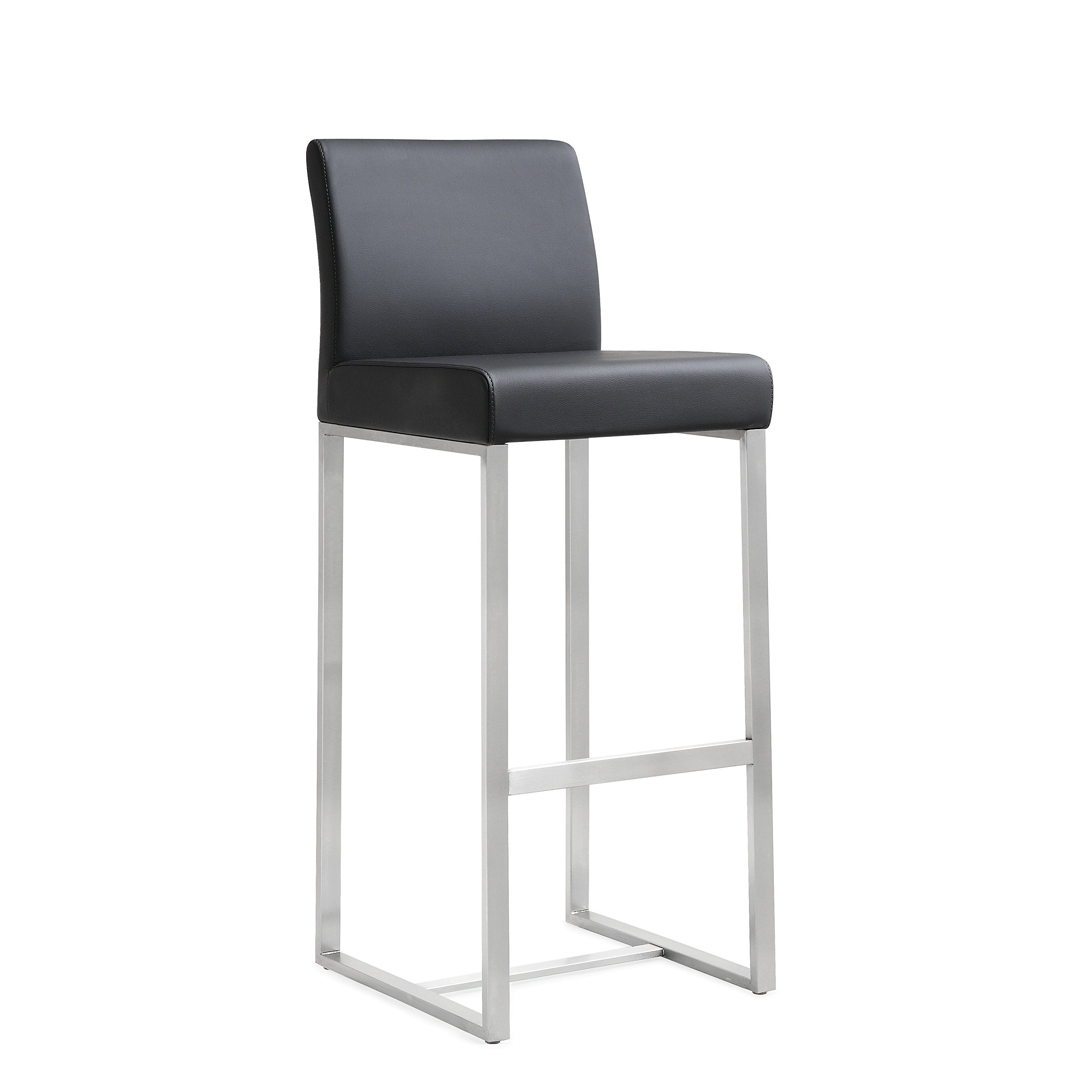 Denmark Black Steel Barstool Set Of 2