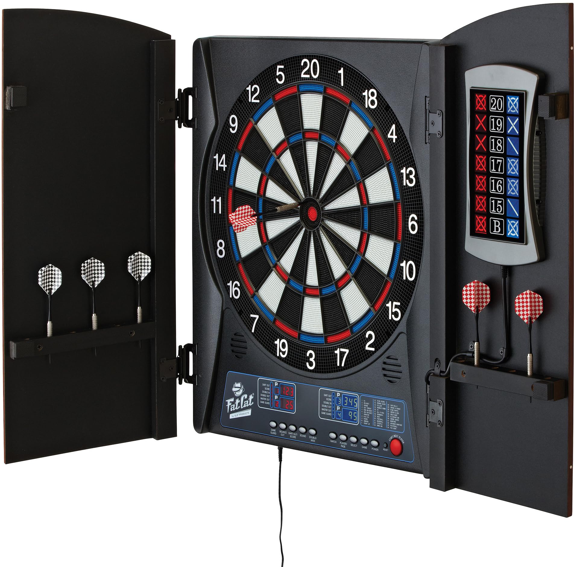 Fat Cat Mercury Electronic Dartboard, 13.5 Compact Target