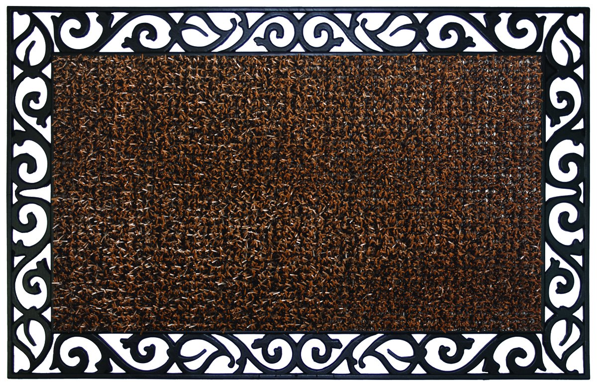 DOORMAT STEM/LEAF 24X36″ (Pack of 1)