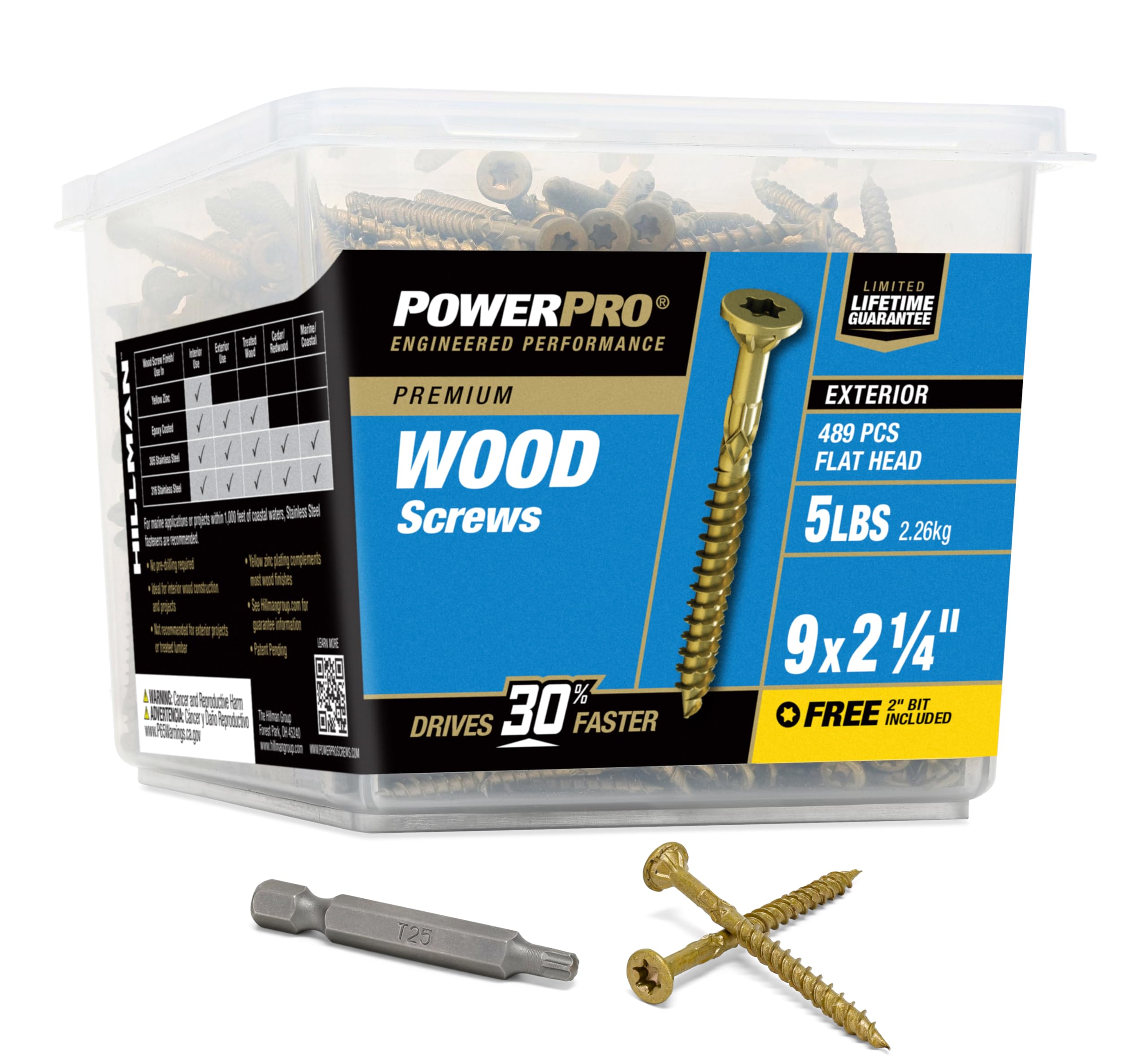 DECK SCREW #9X2-1/4 (Pack of 1)