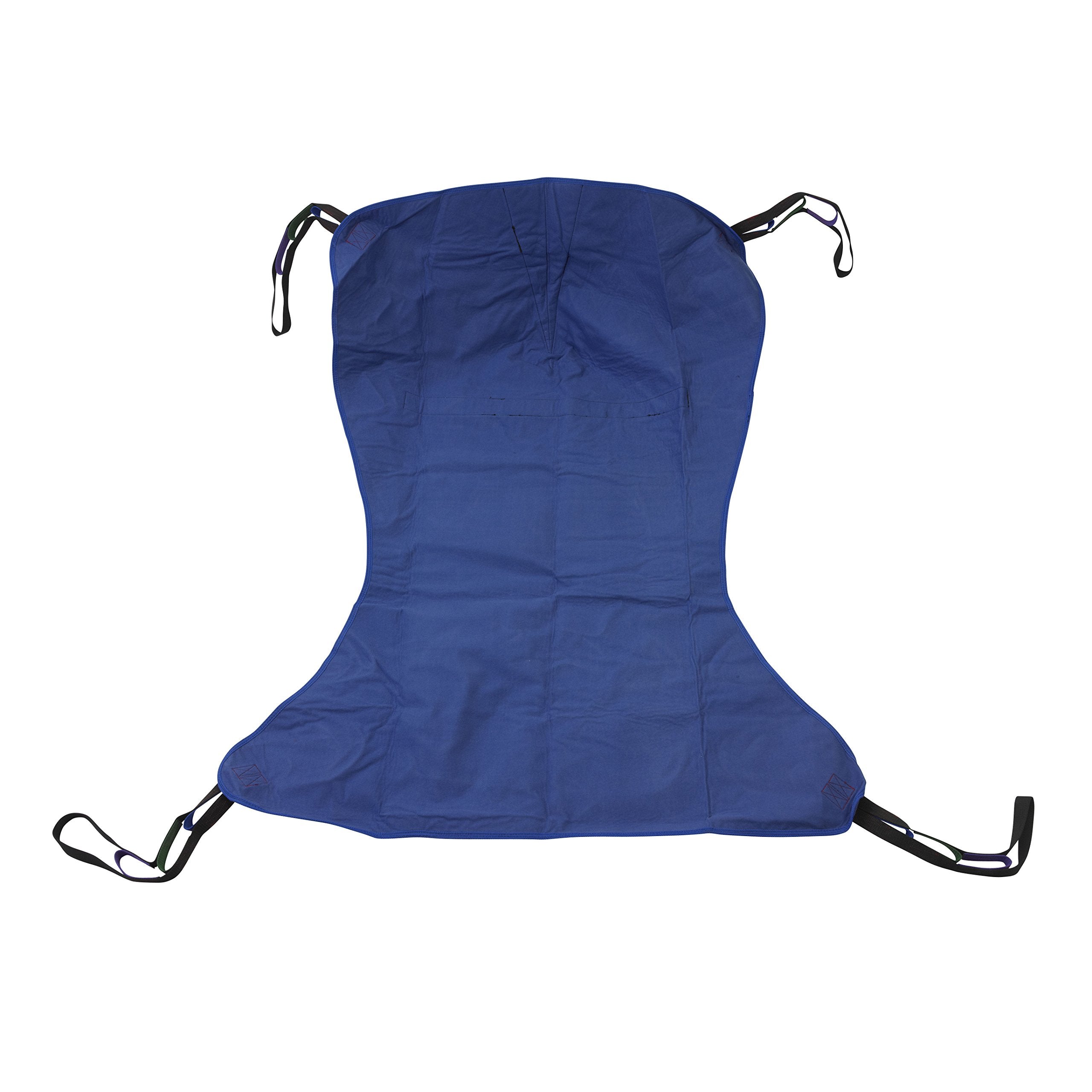 Drive Medical Full Body Patient Lift Sling without Commode Opening, Blue, Extra Large