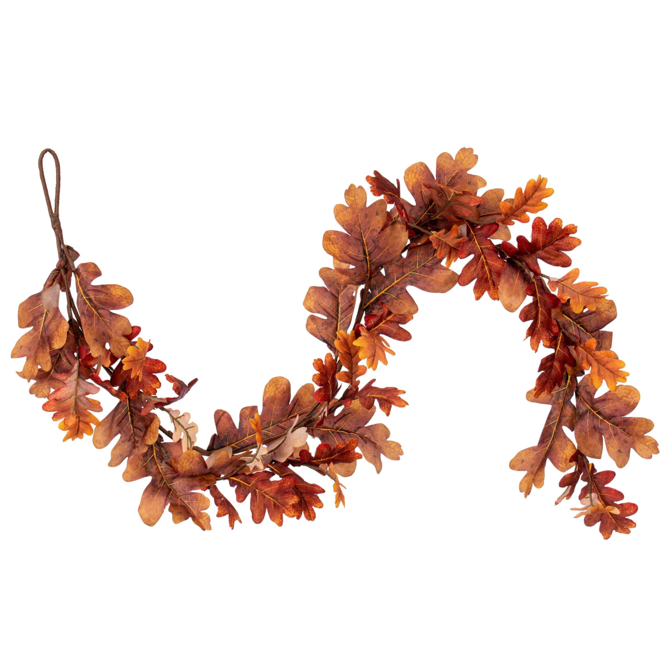 Casafoyer 60” Orange Oak Leaf - (Pack Of 2)