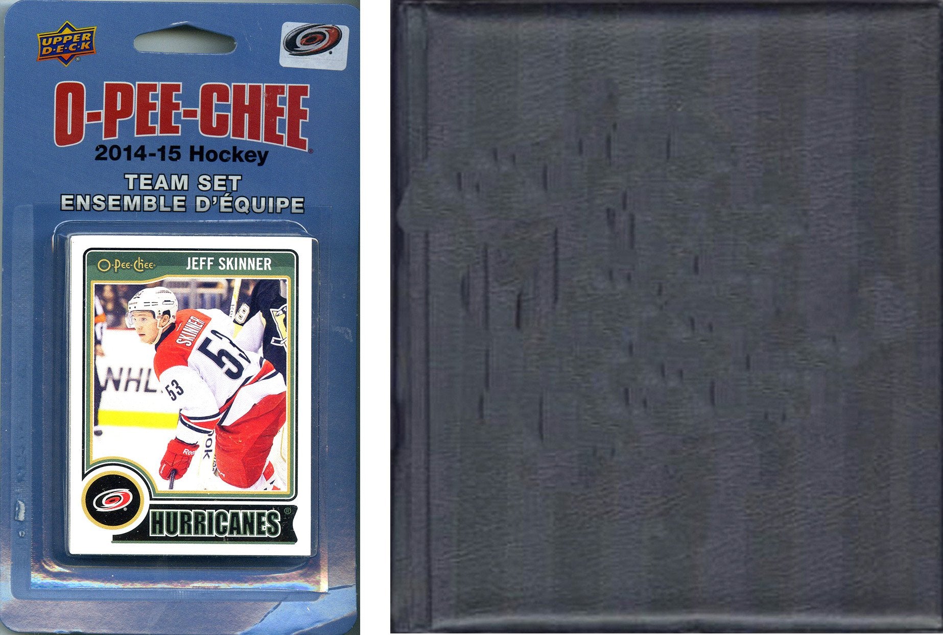 NHL Carolina Hurricanes 2014 O-Pee-Chee Team Set and a storage album