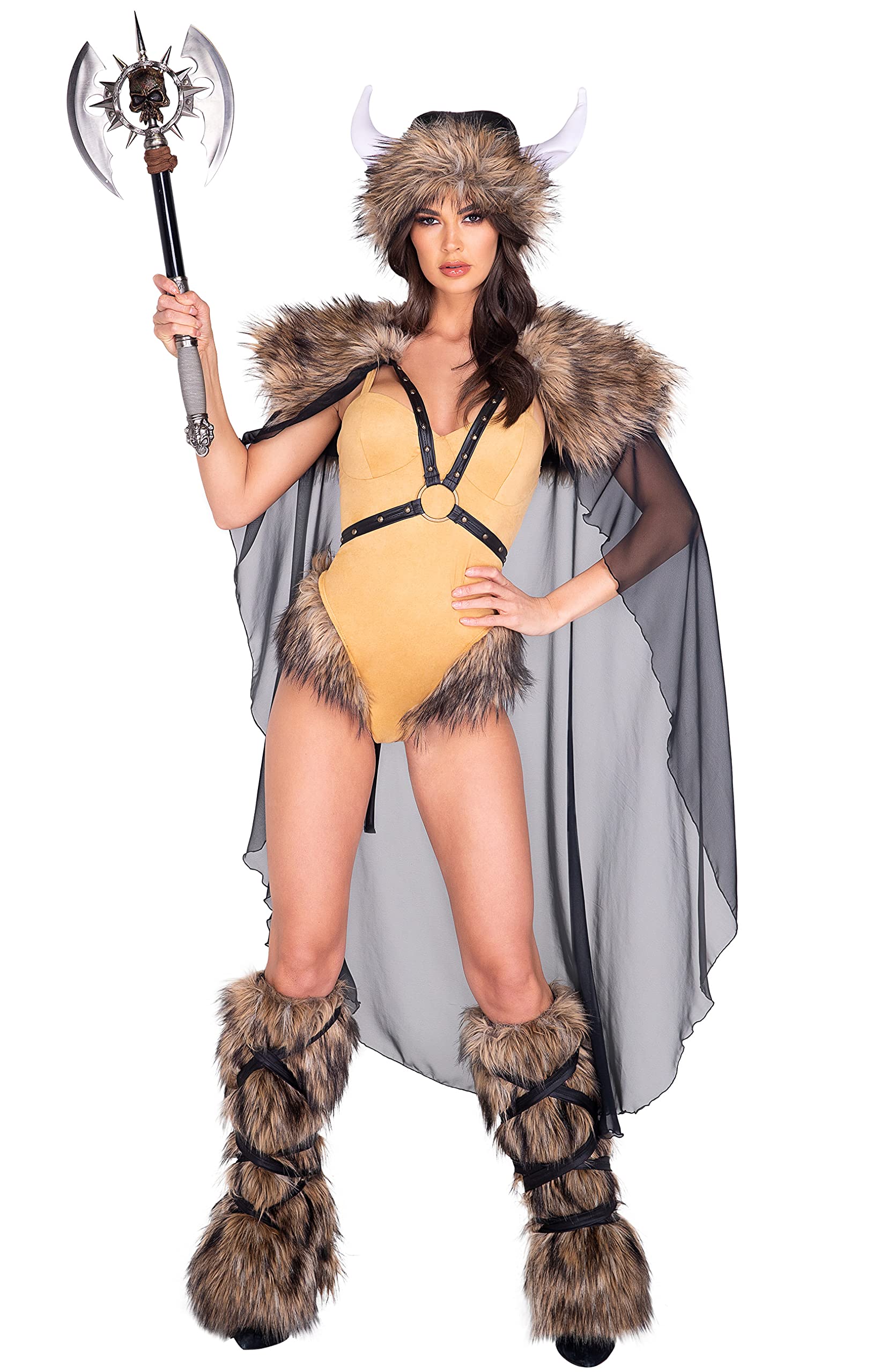 5043 - 2pc Goddess Glam - Large / White/Gold