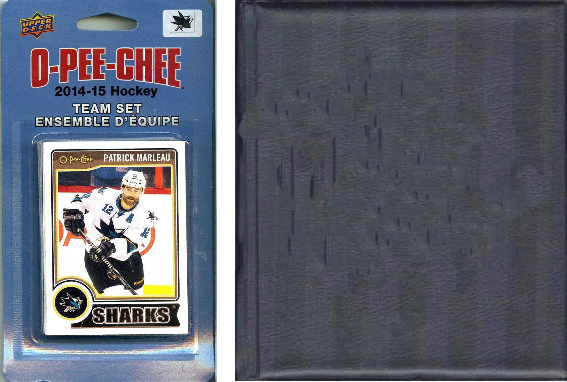 NHL San Jose Sharks 2014 O-Pee-Chee Team Set and a storage album
