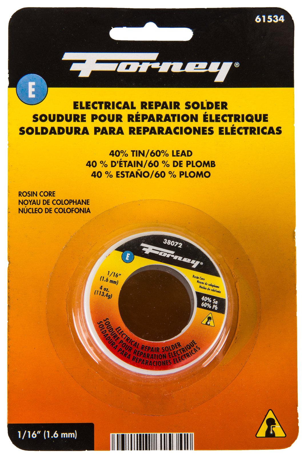 Forney 61534 Rosin Solder, 116