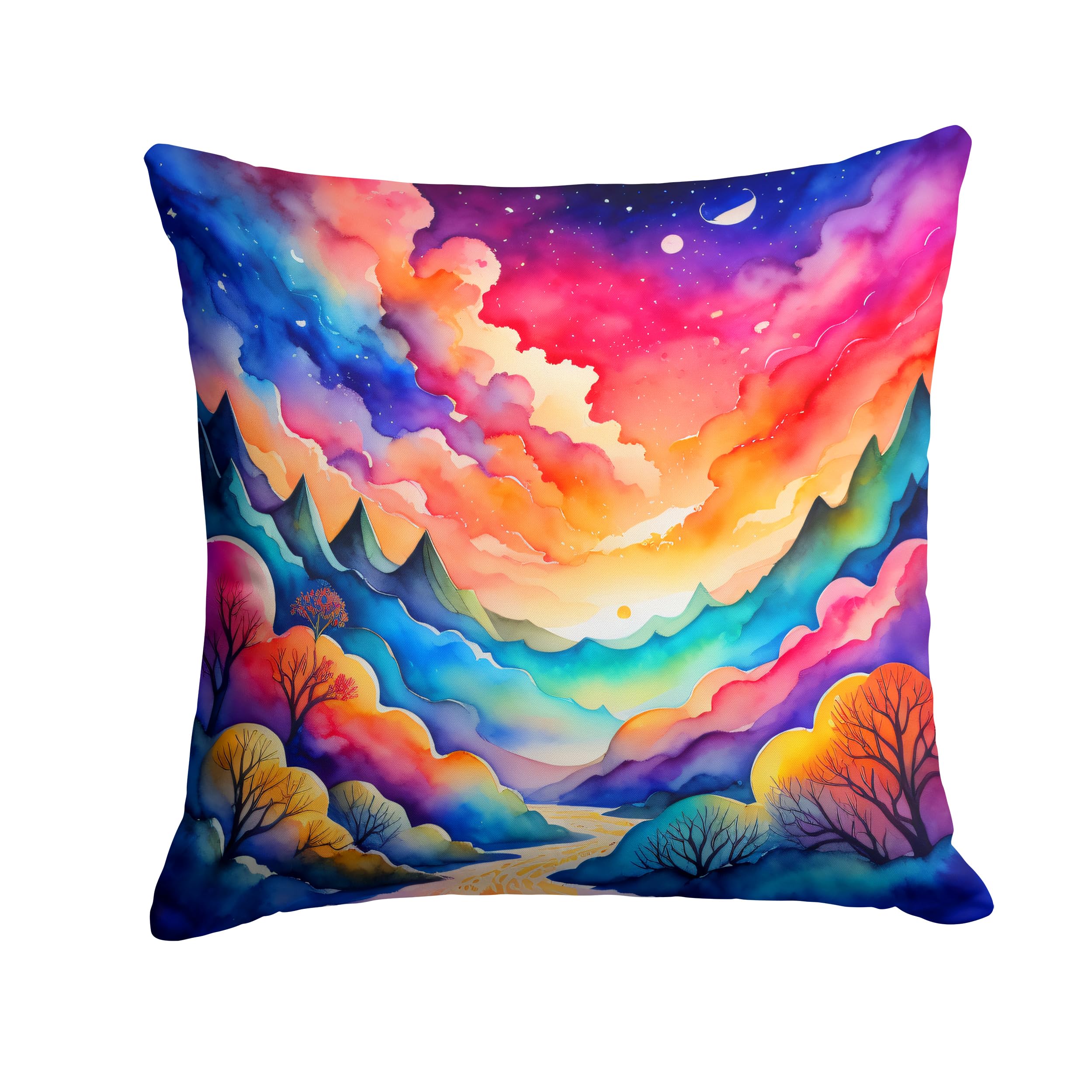 Colorful Amaranths Throw Pillow