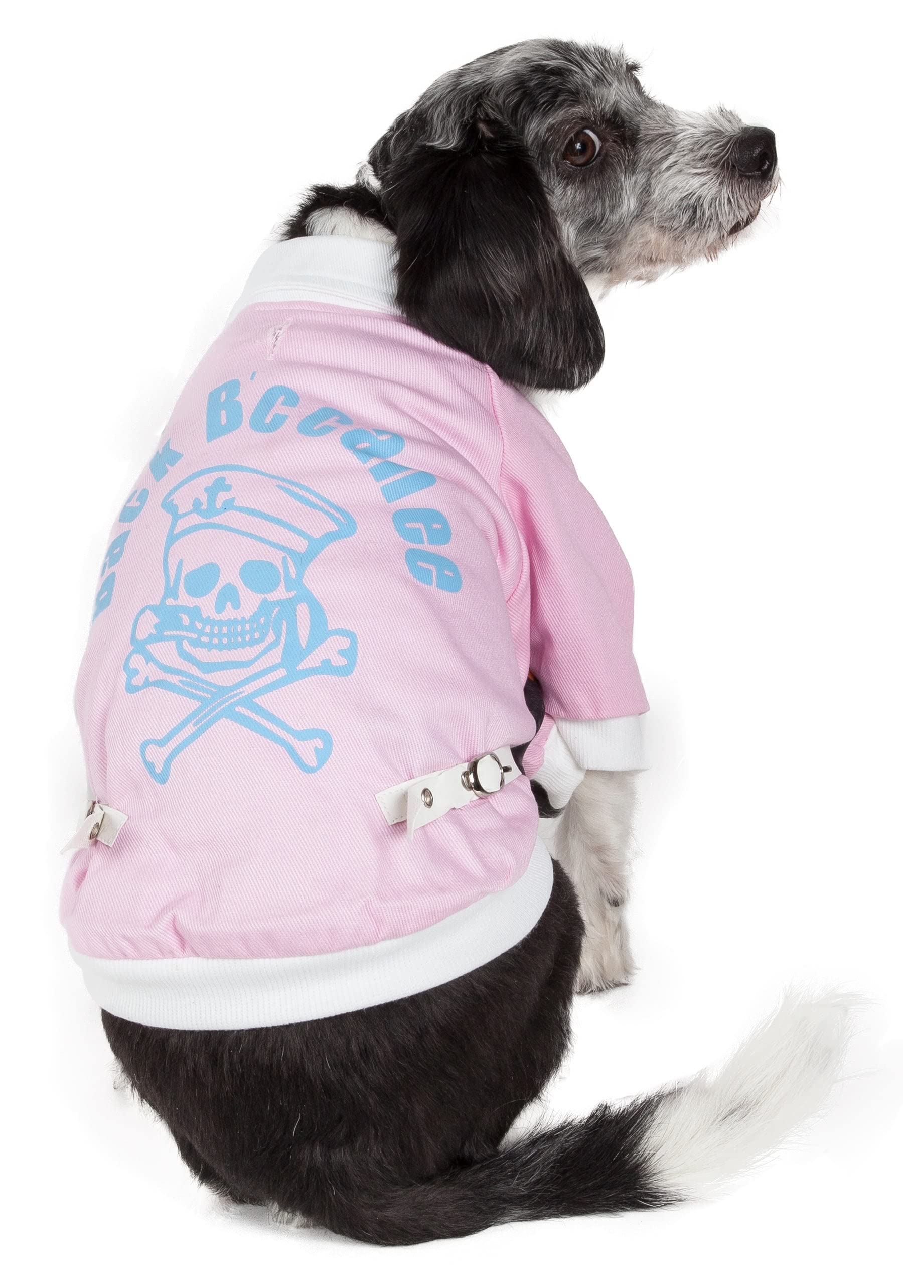 Vasity-Buckled Collared Pet Coat