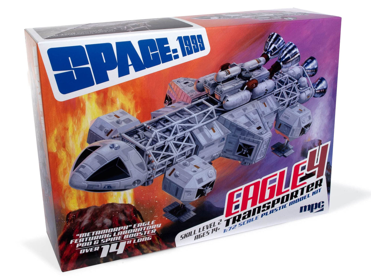 Mpc 14 Space:1999 Eagle 4 Featuring Lab Pod & Spine Booster 1:72 Scale Model Kit