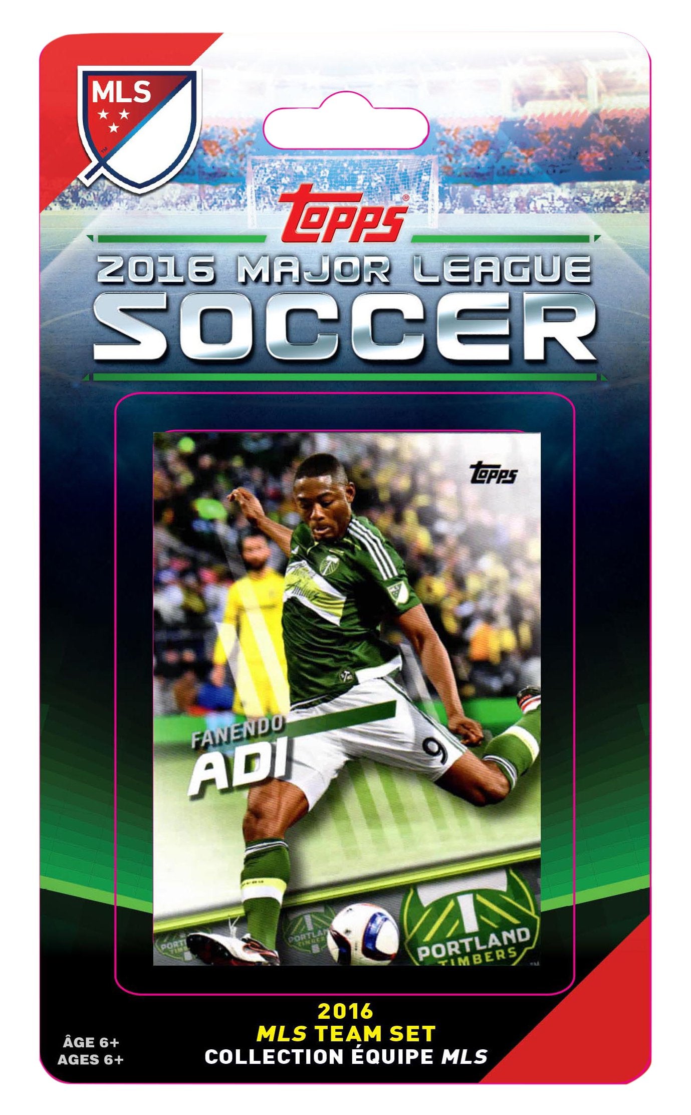 MLS Portland Timbers Licensed 2016 Topps Team Set and Storage Album