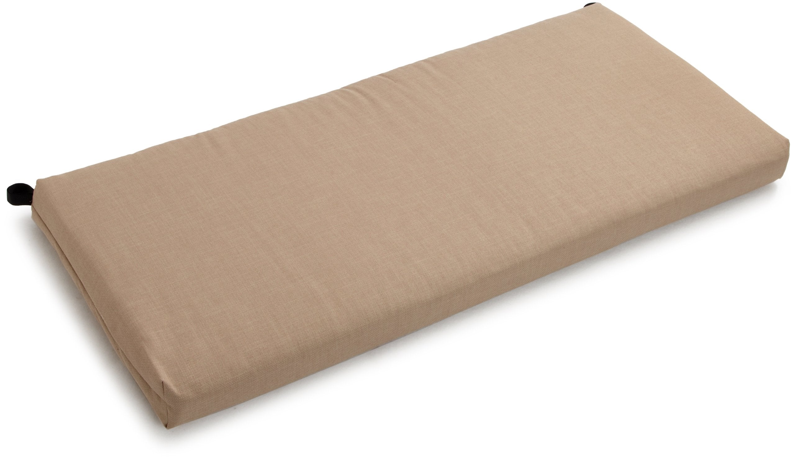 42-inch by 19-inch Spun Polyester Loveseat Cushion - Sandstone