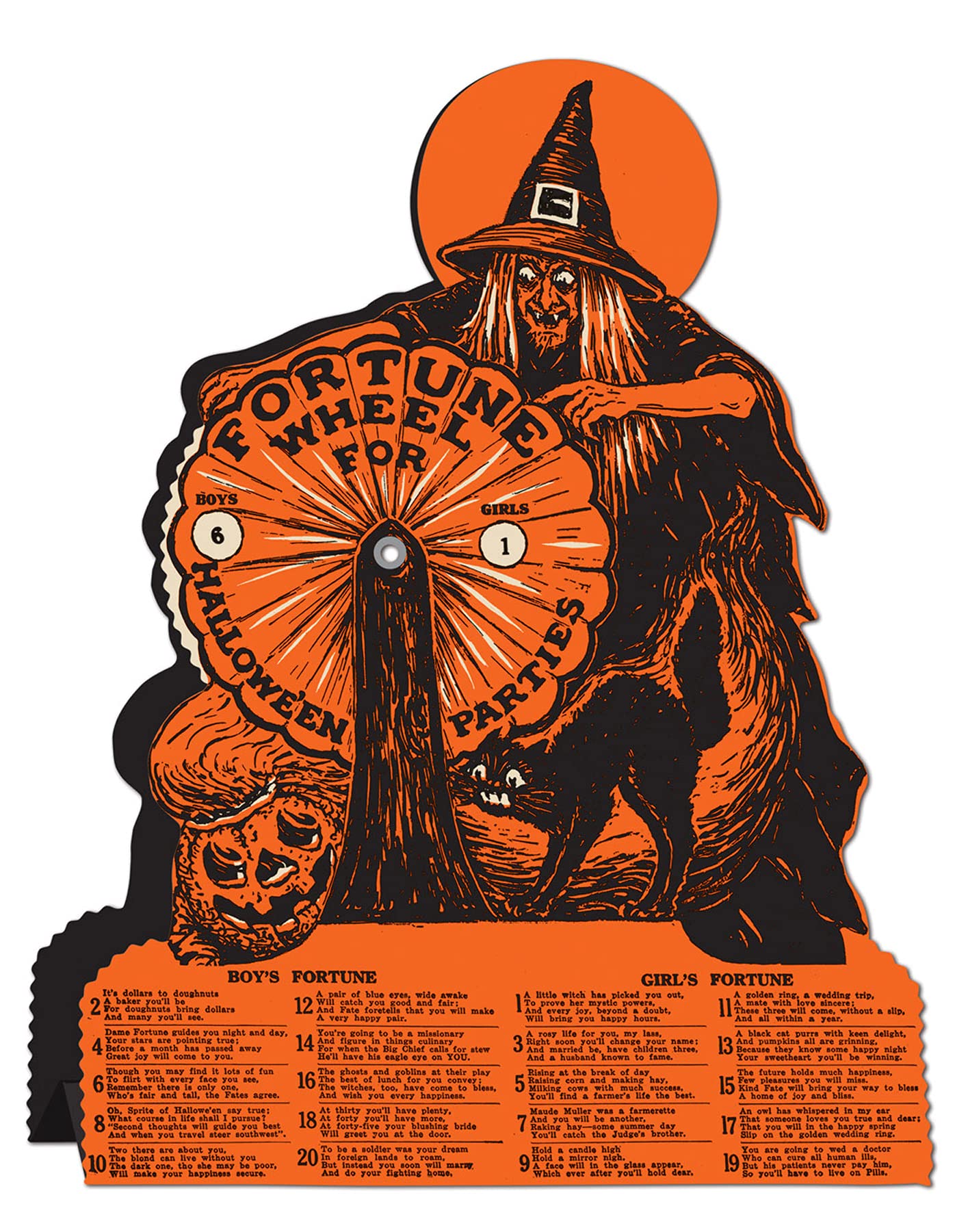 Witch Fortune Wheel Game (Pack of 12)