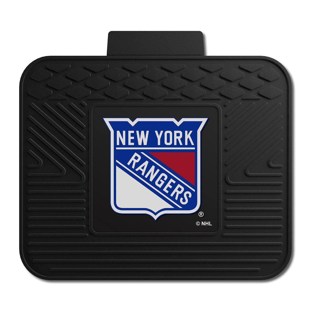 Fanmats - 10776 Nhl New York Rangers Vinyl Utility Mat Black 14X17