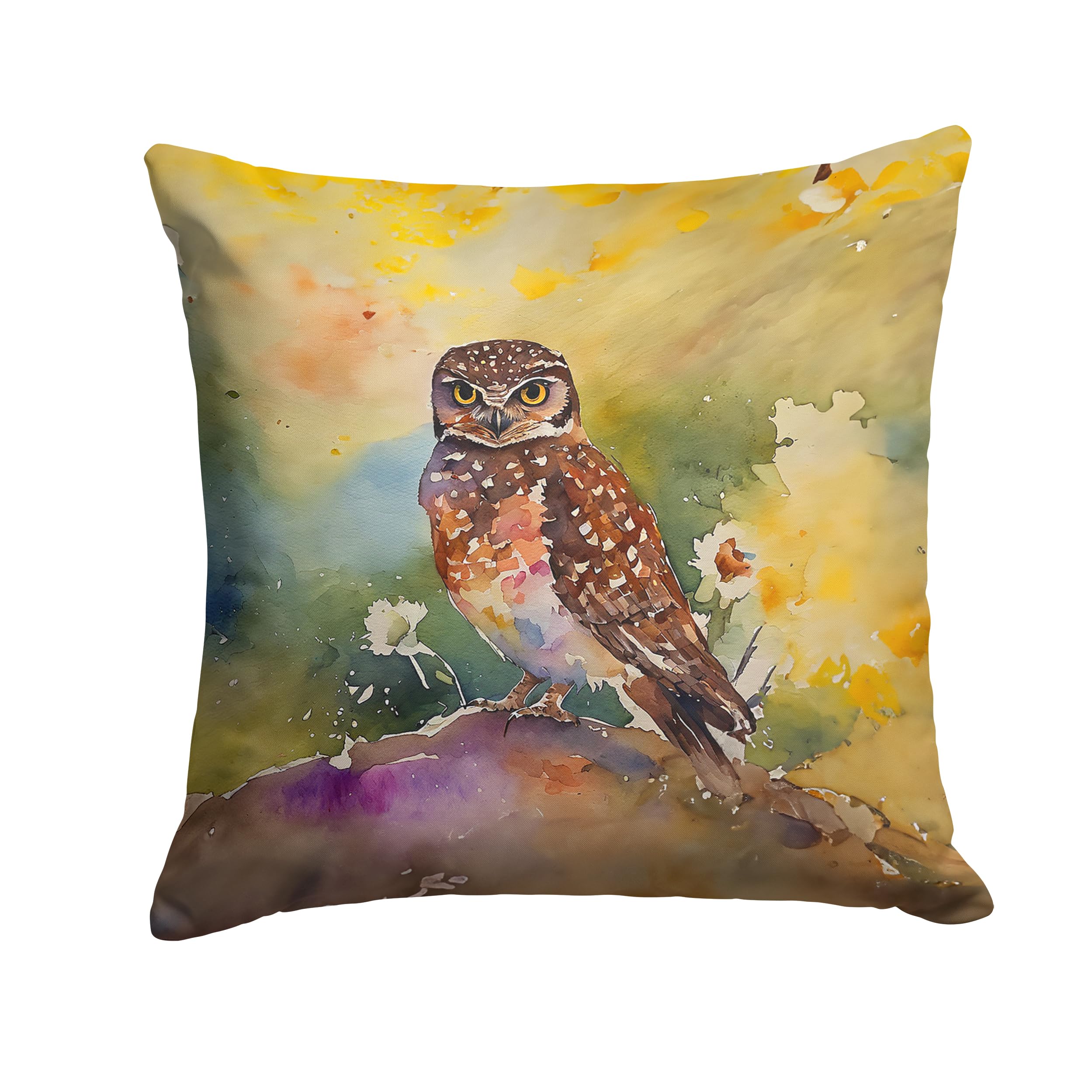 Burrowing Owl Throw Pillow