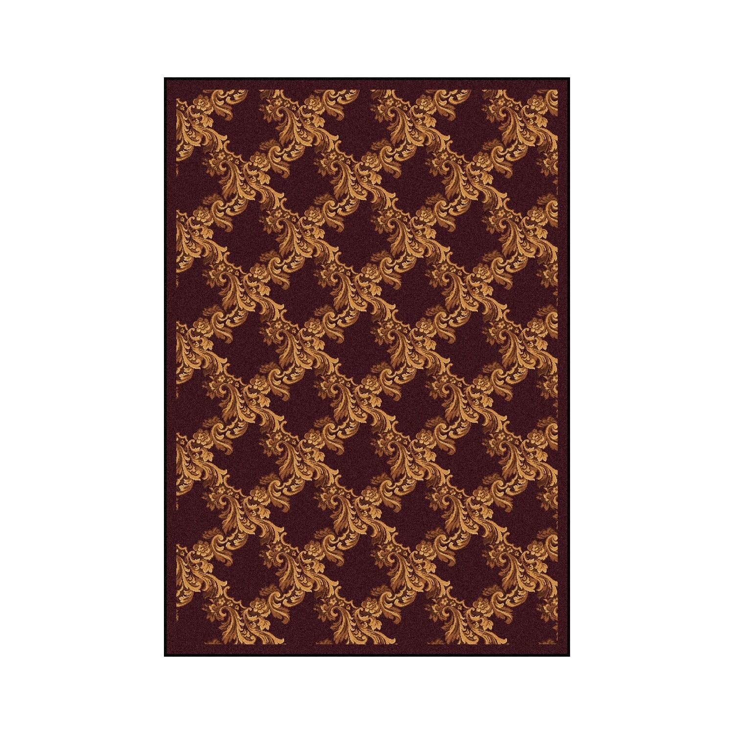 Corinth 54 x 78??area rug in color Burgundy