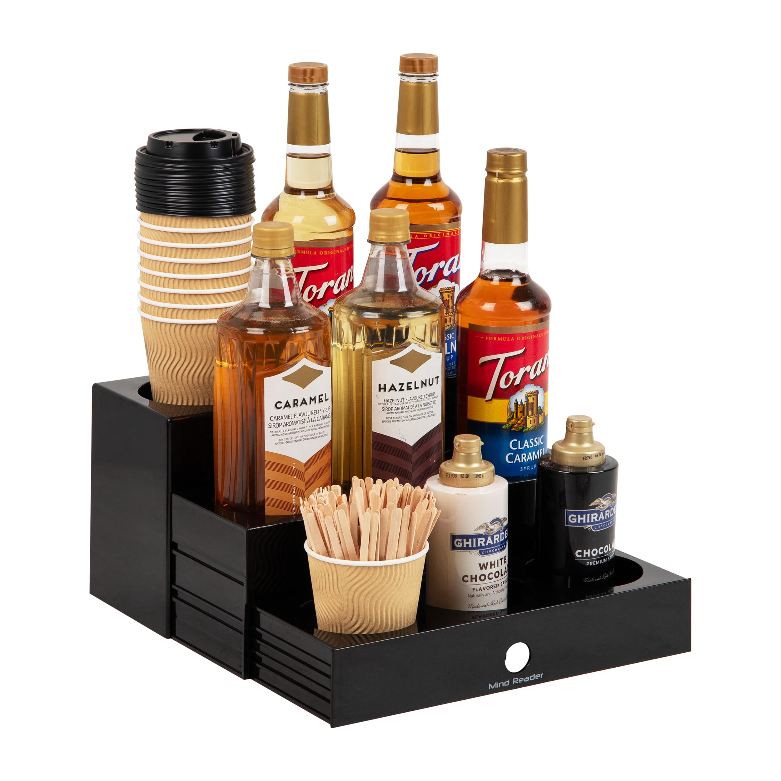 Mind Reader 9-Compartment Nested Syrup Bottle Holder