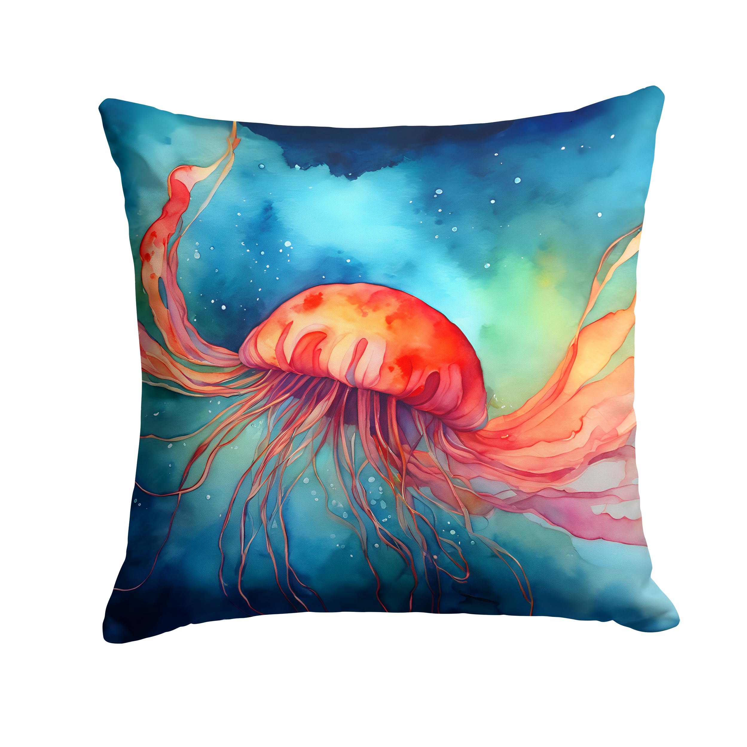 Jellyfish Throw Pillow