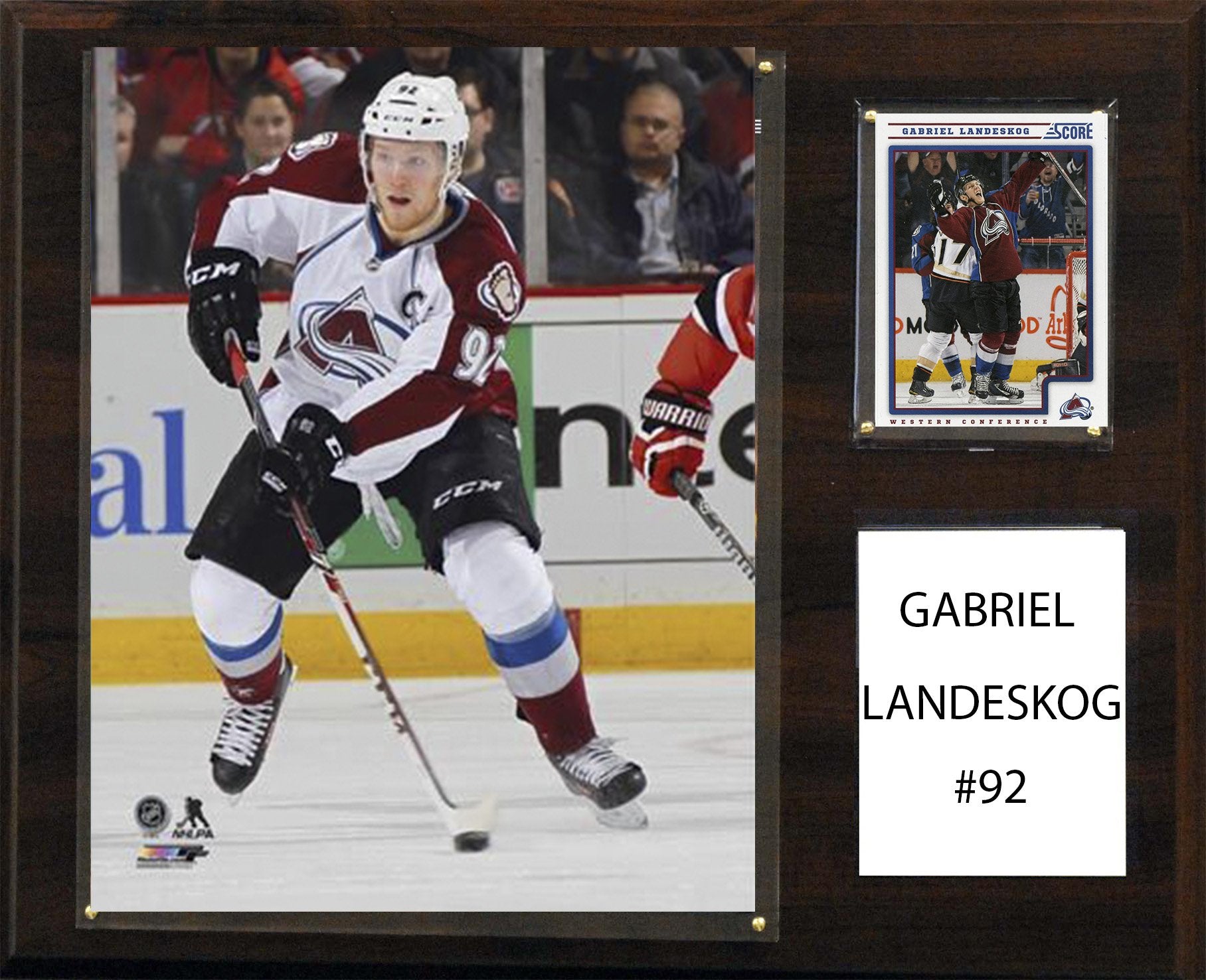 NHL 12x15″ Gabriel Landeskog Colorado Avalanche Player Plaque