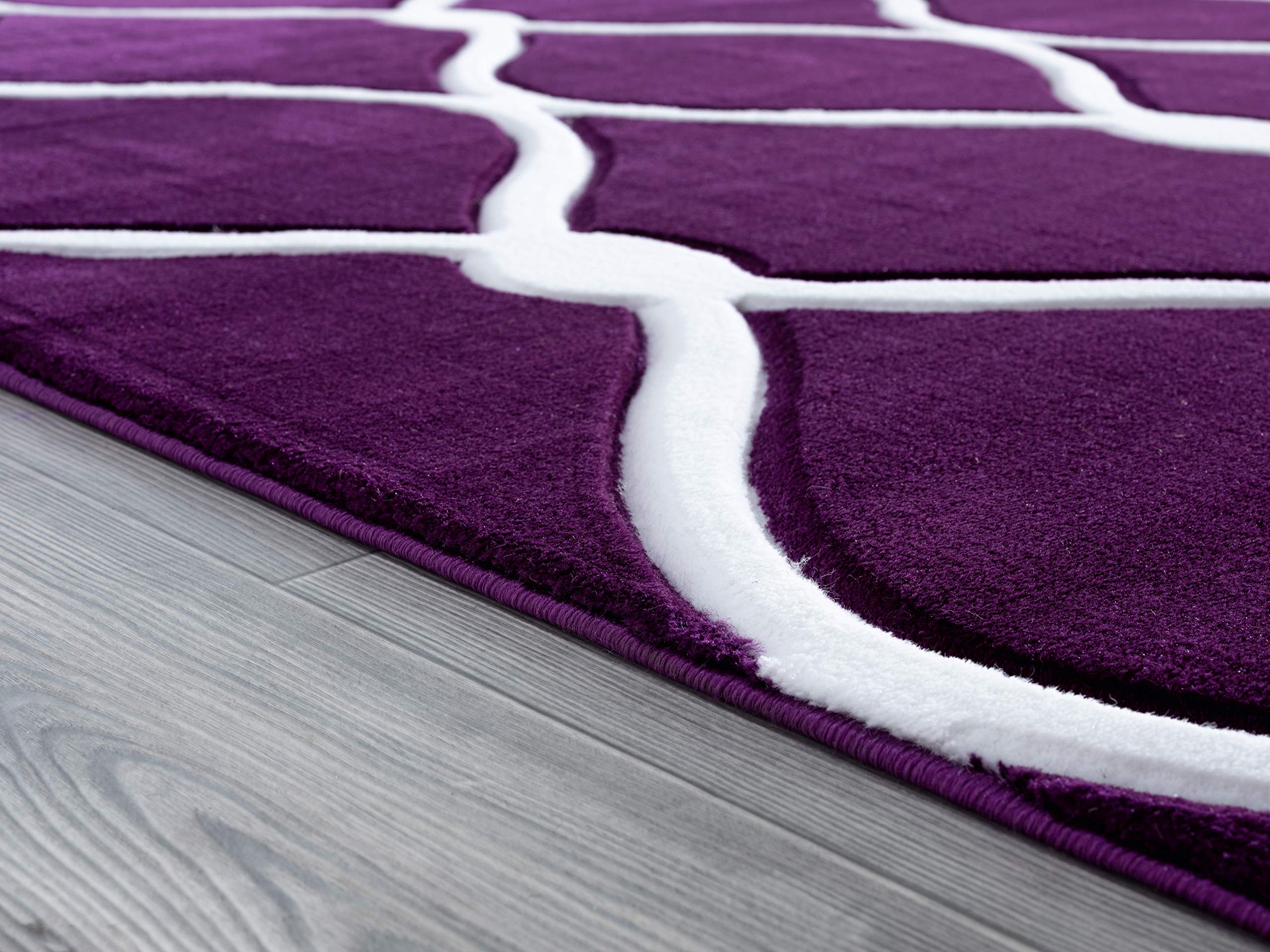 United Weavers Bristol Rodanthe Plum Runner Rug 27 x 74