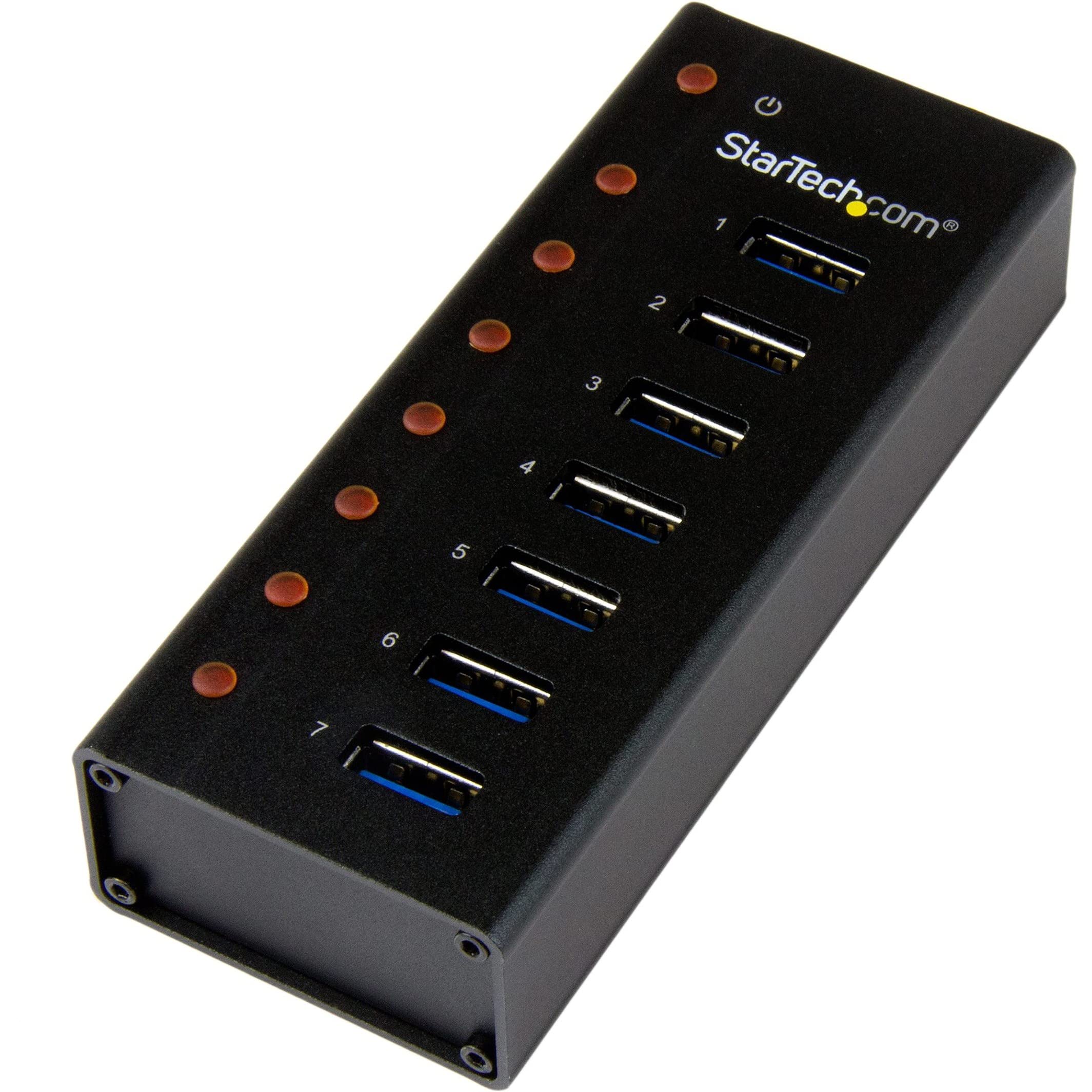 7PORT USB 3 HUB DESK/WALL COMPACT & DURABLE FOR TRAVEL