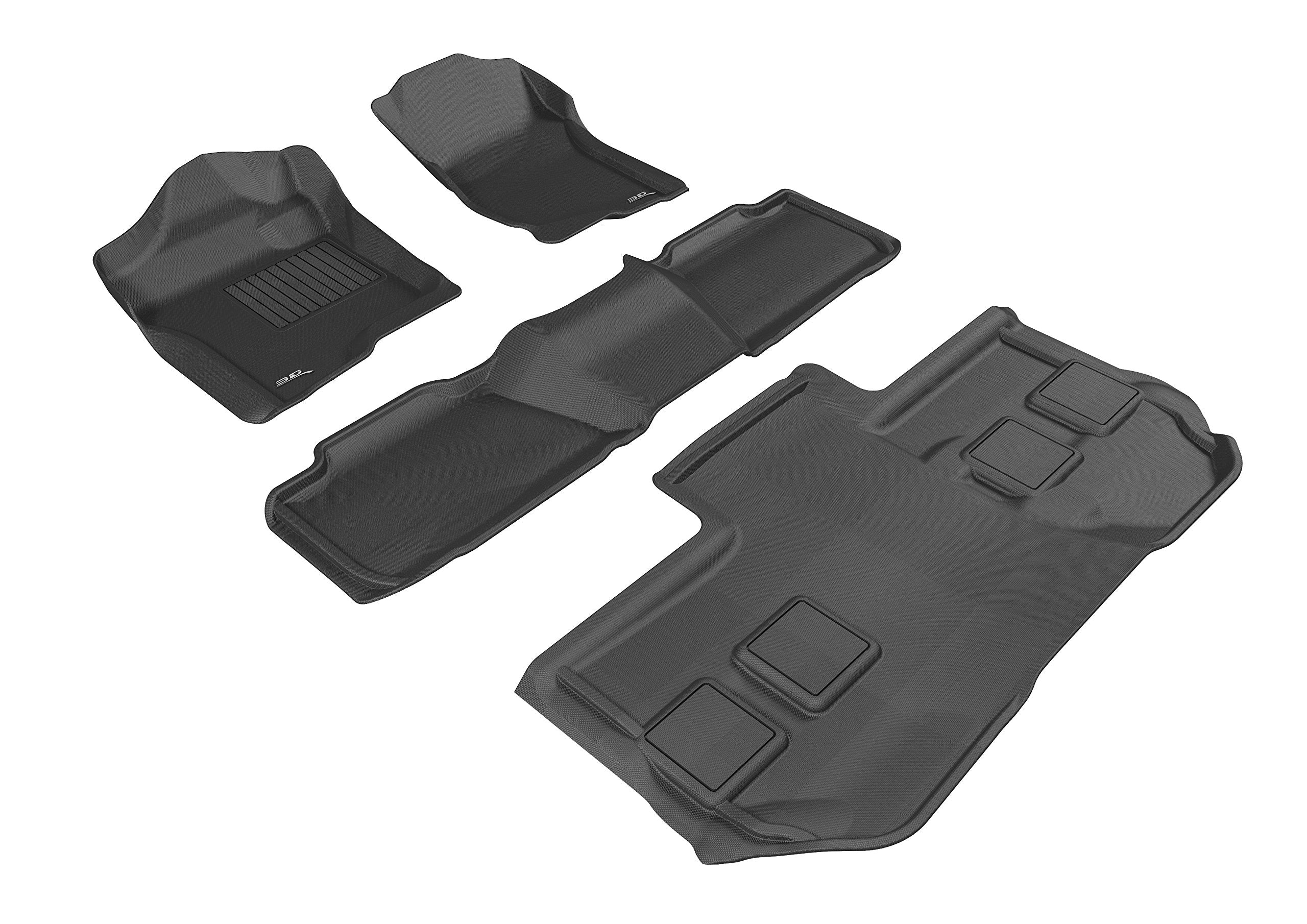 3D MAXpider CHEVROLET SUBURBAN WITH BUCKET 2ND ROW 2011-2014 KAGU BLACK R1 R2 R3
