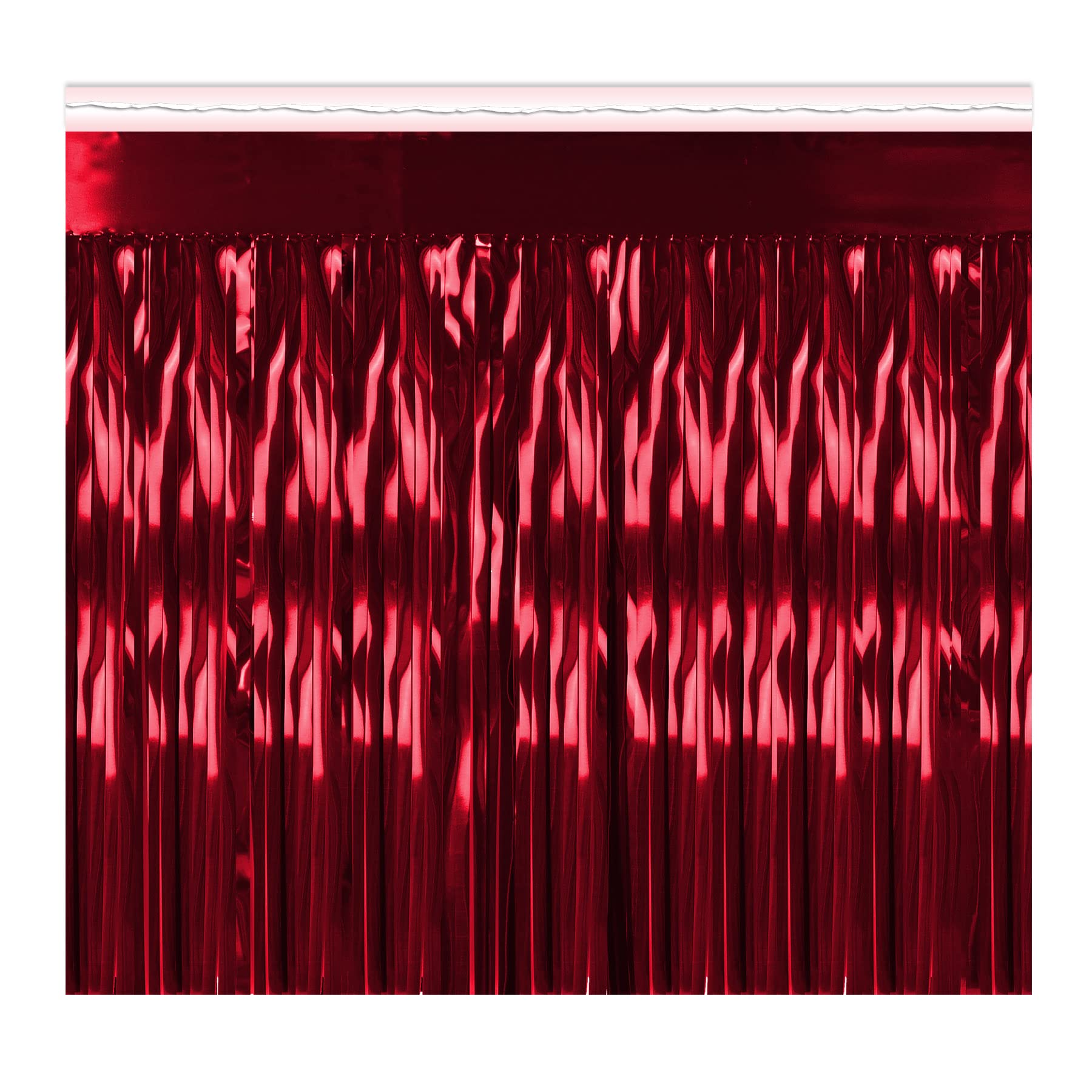 2-Ply FR Metallic Fringe Drape