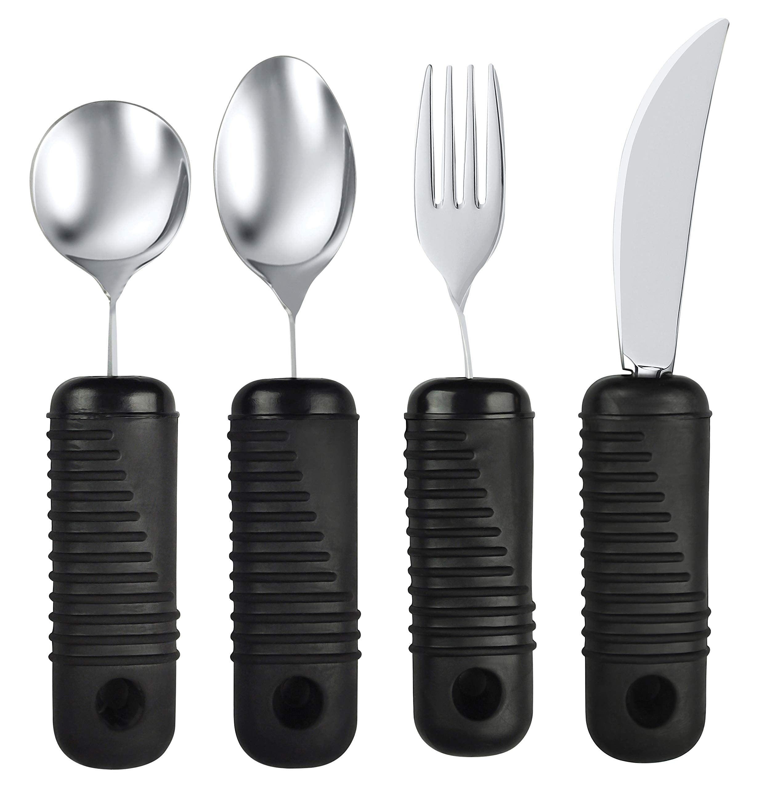 Make Eating Easier Big Grip Utensil Set, Blue Jay Brand