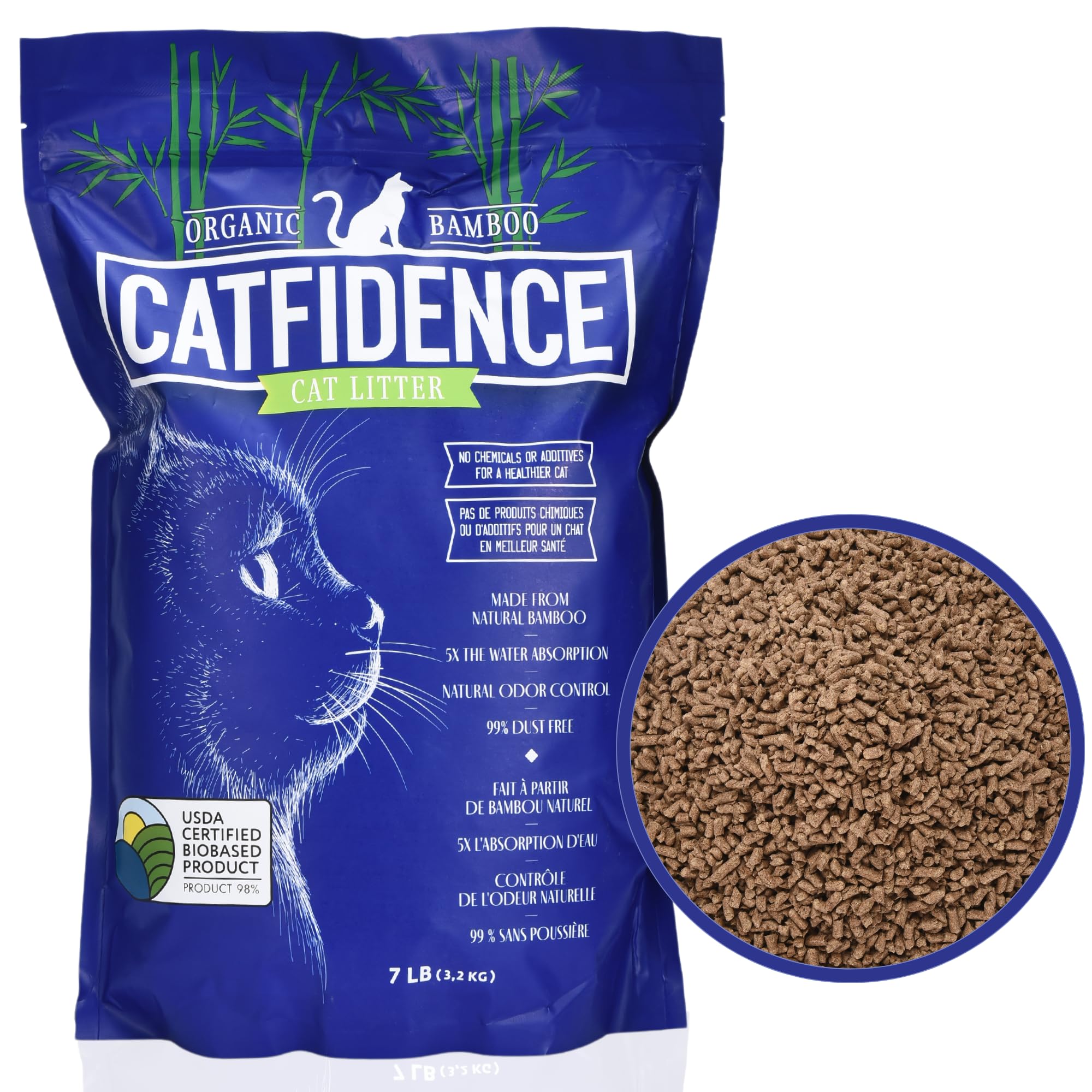 Catfidence Bamboo Cat Litter