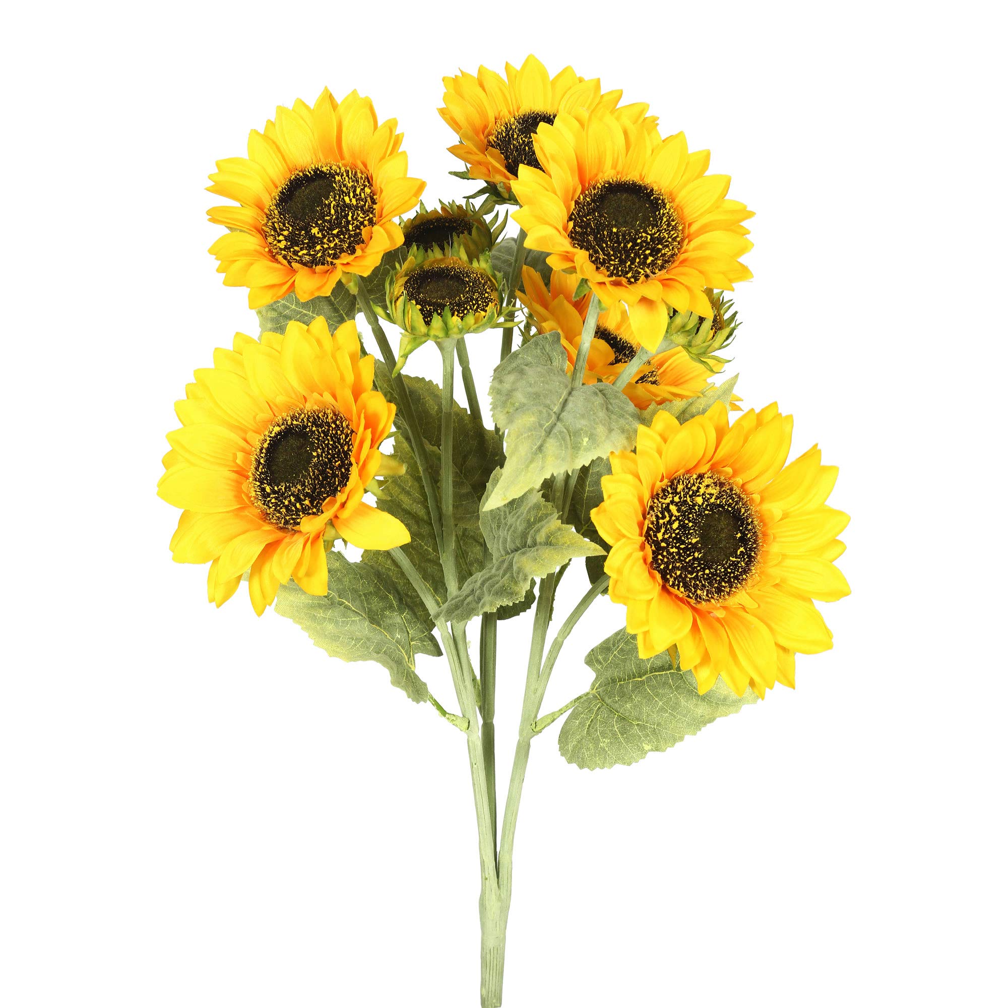 Casafoyer  22” Yellow Sunflower Bush - FA174901 - (Pack Of 2)
