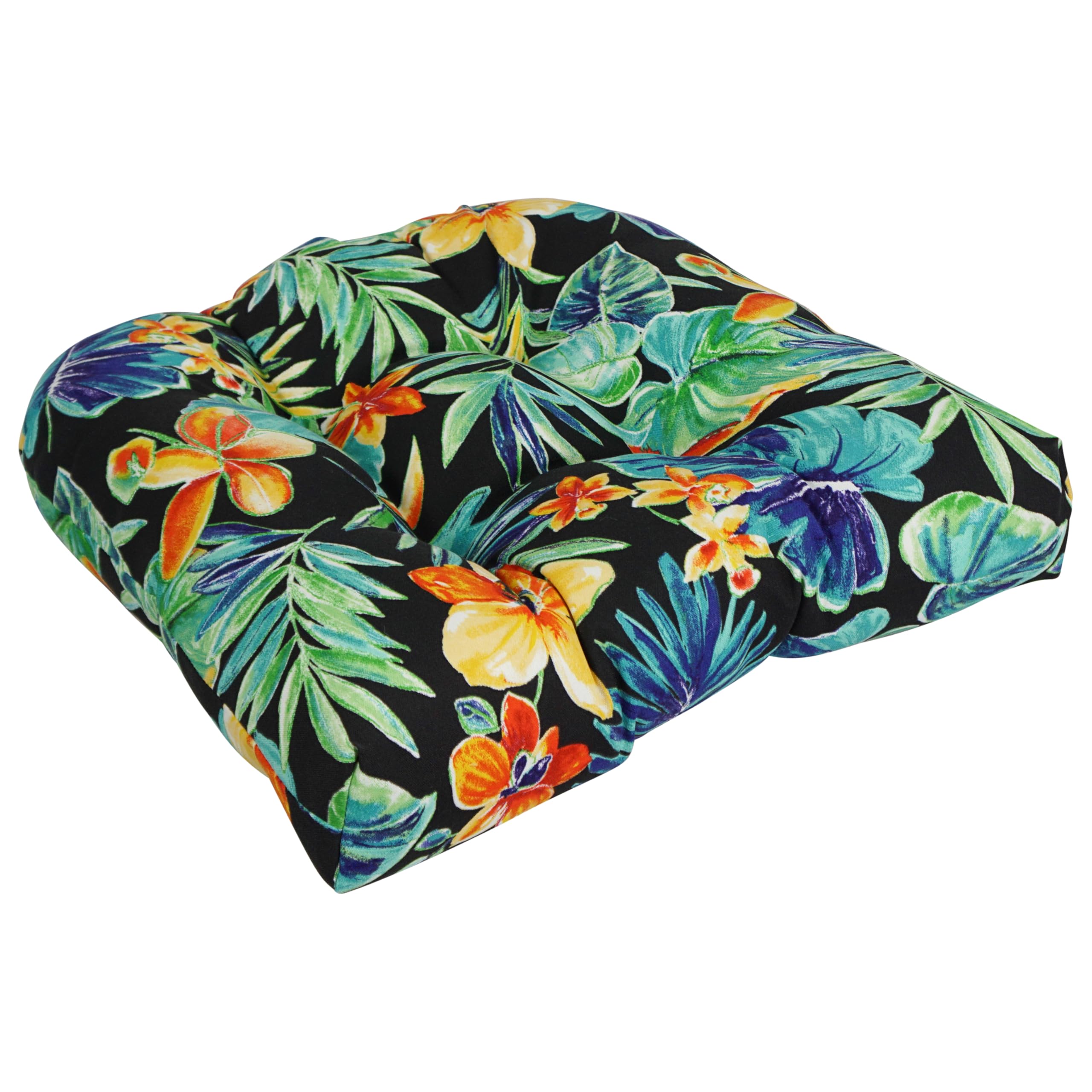 19-inch U-Shaped Patterned Spun Polyester Tufted Dining Chair Cushion 93184-1CH-REO-62